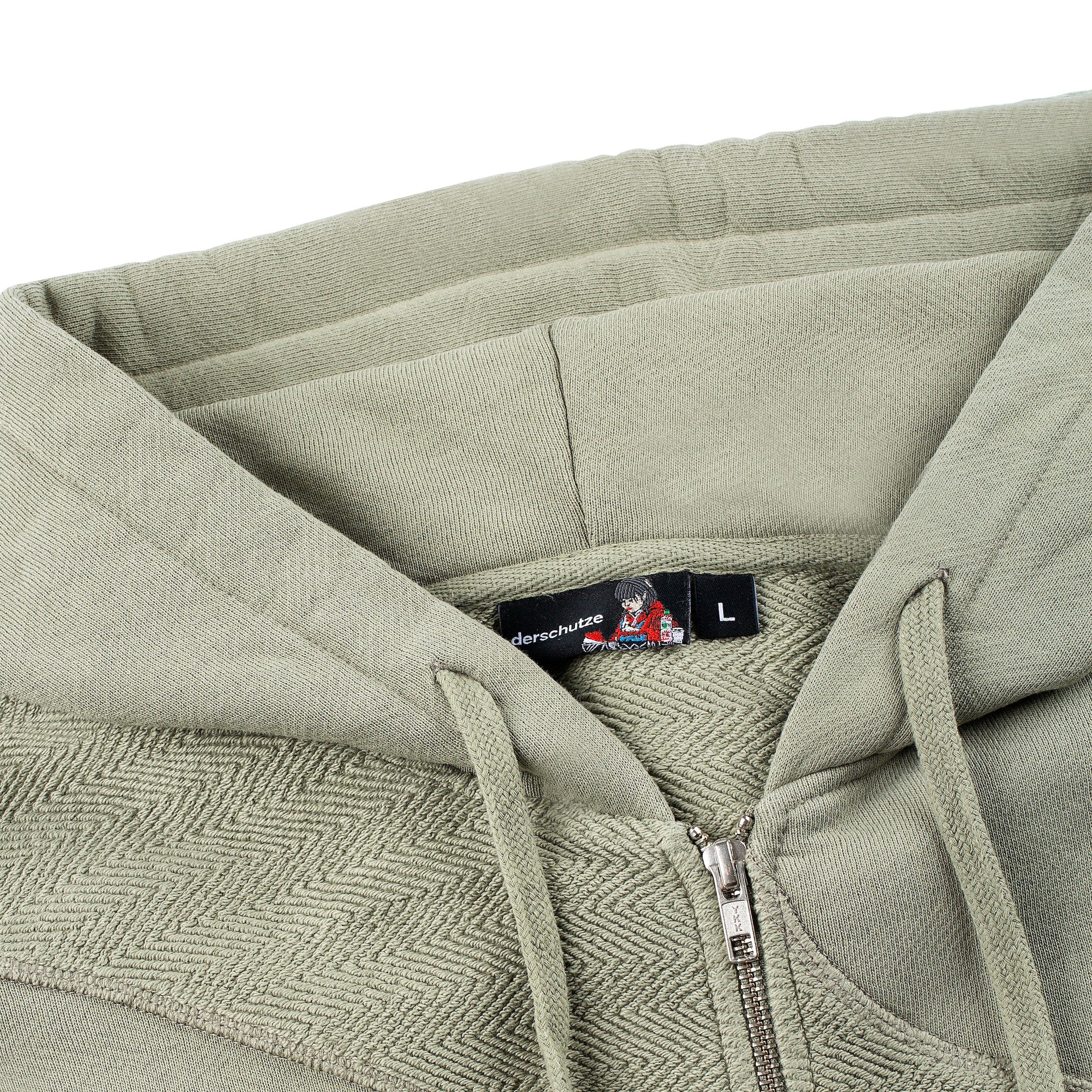 "lotus" Zip Up khaki - Image 3