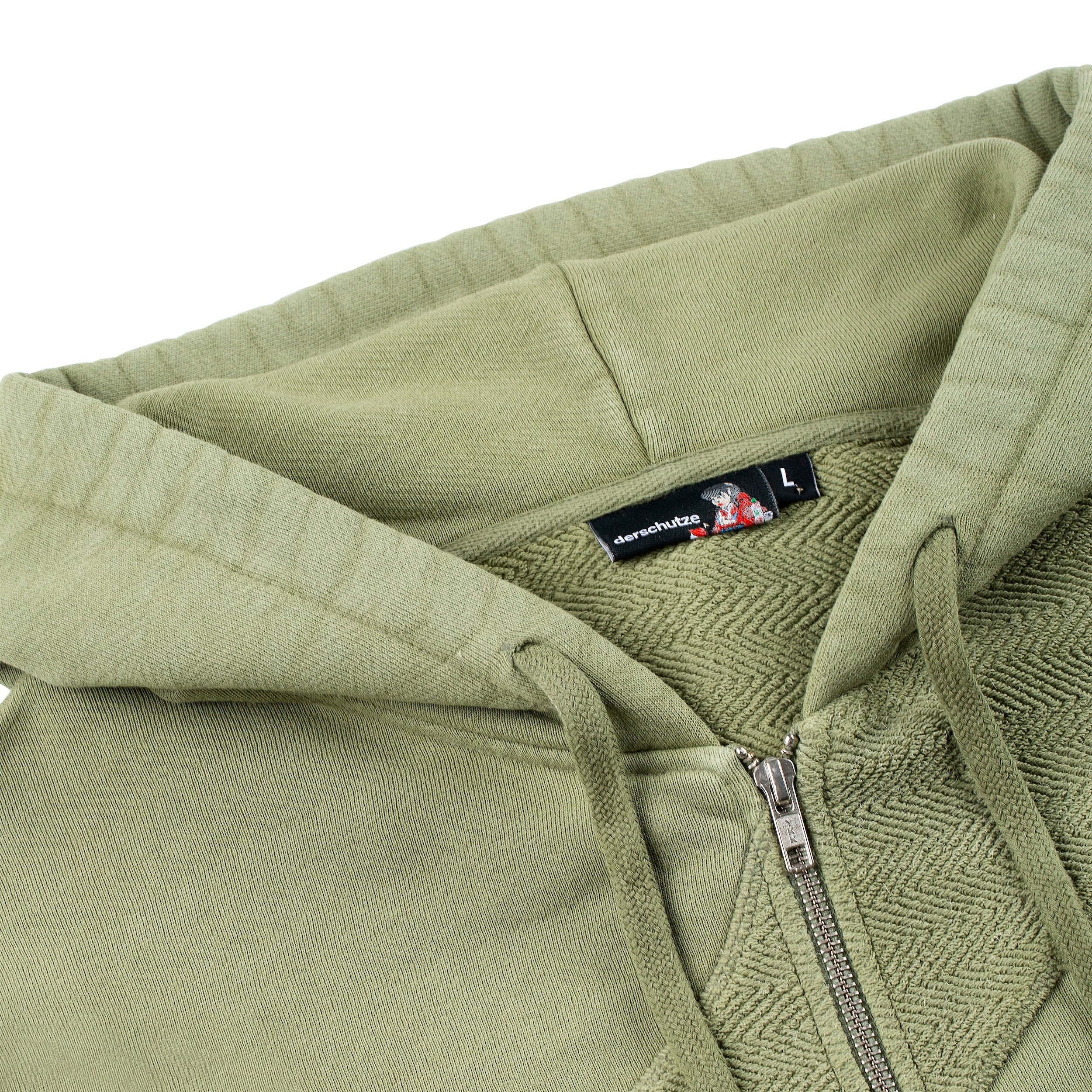 "lotus" Zip Up green - Image 3