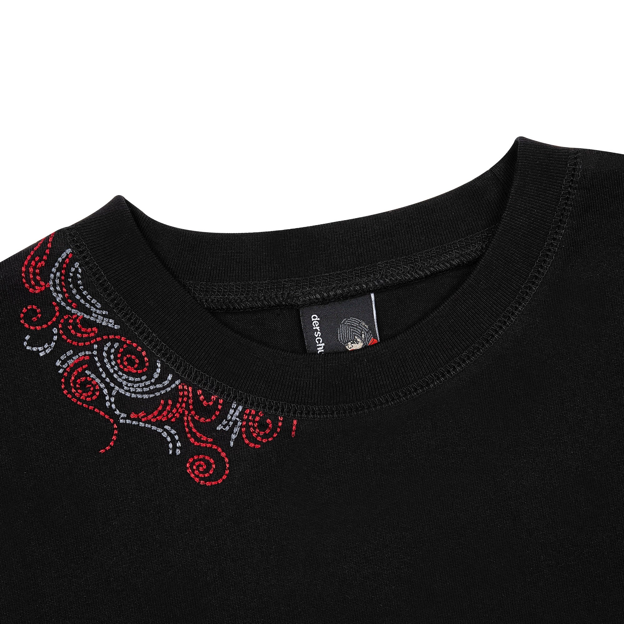 "mosaic" T Shirt black 01 - Image 3