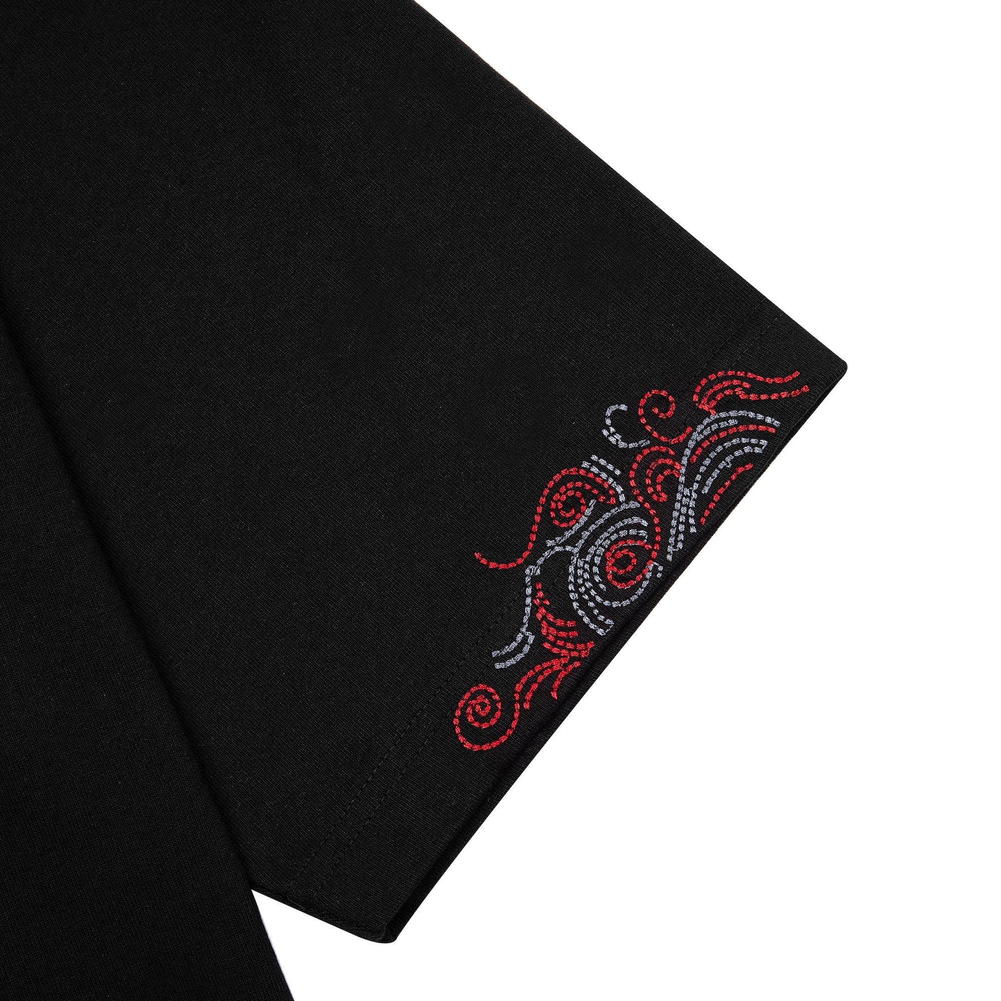 "mosaic" T Shirt black 01 - Image 4