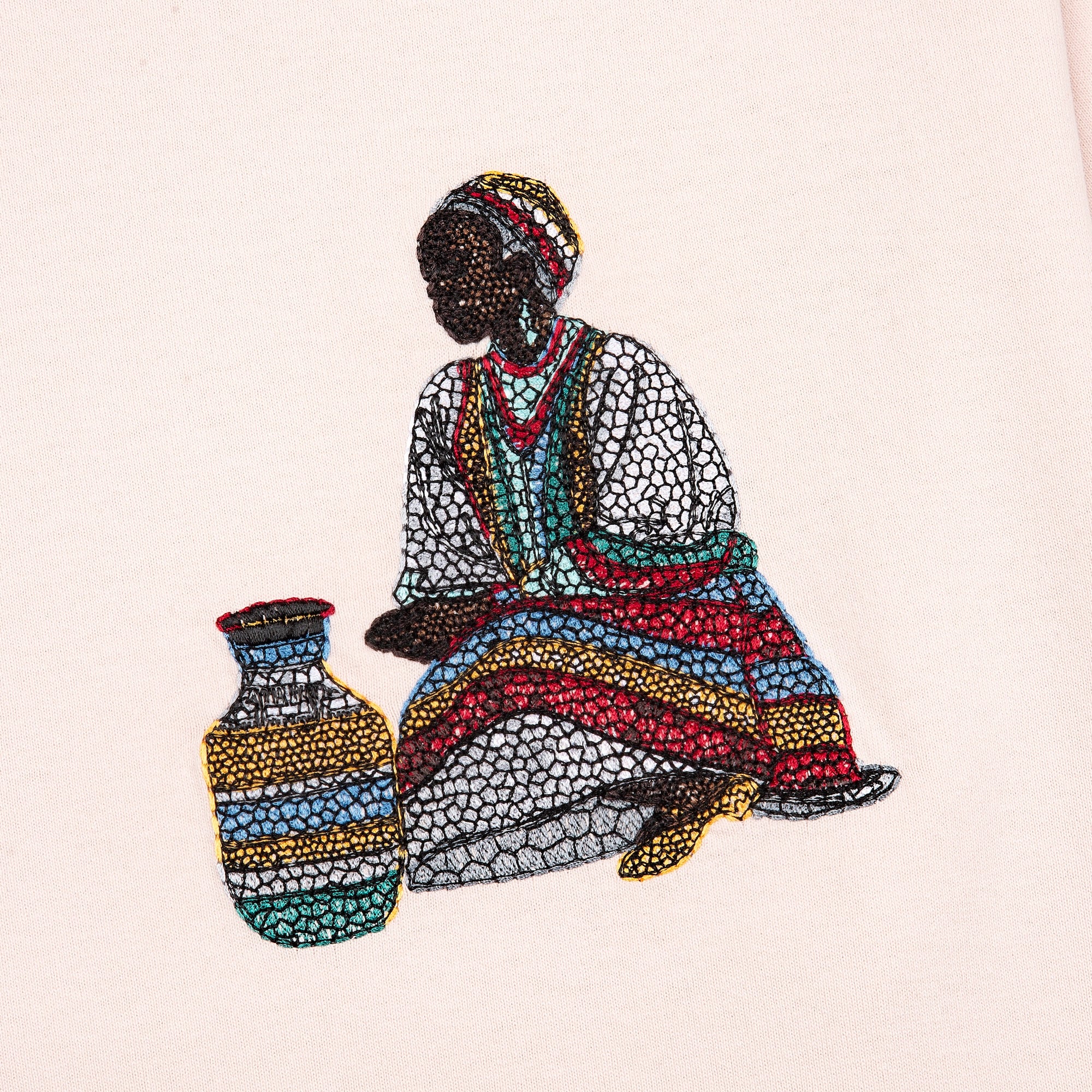 "mosaic" T Shirt powder pink - Image 3