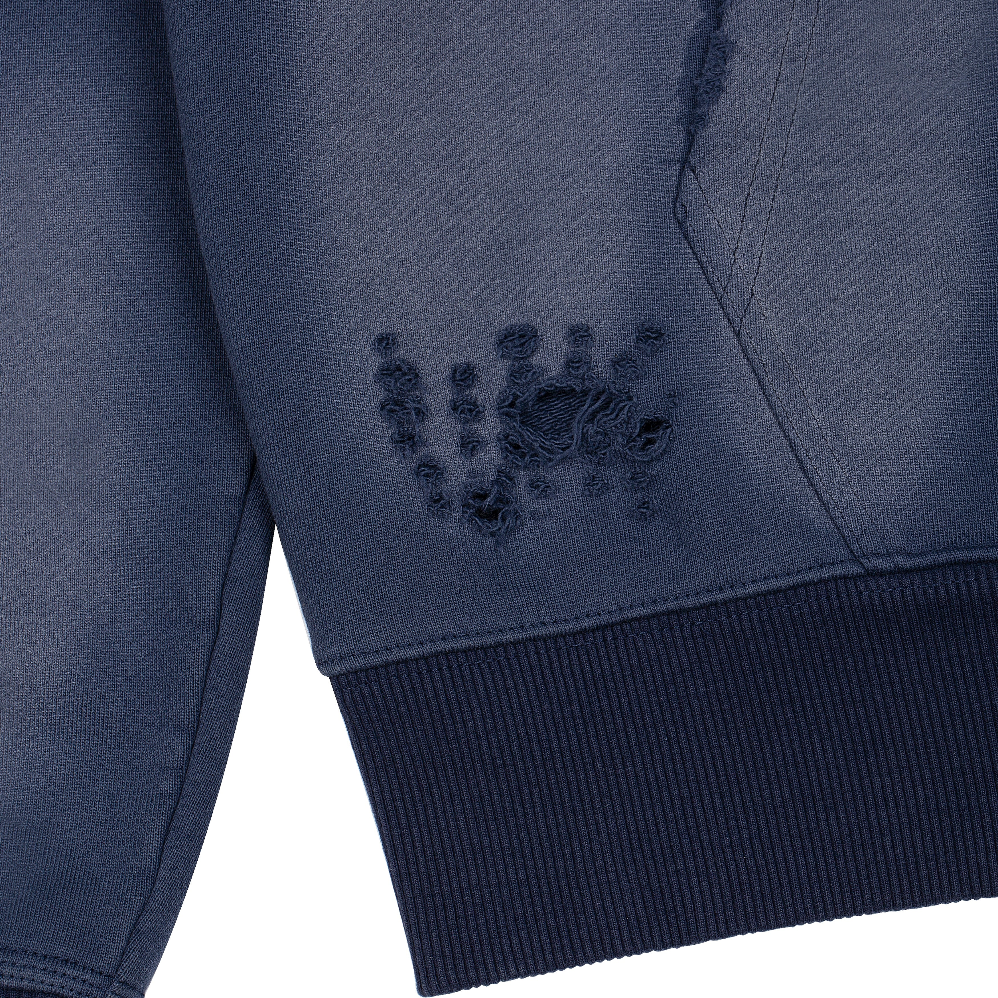 "mosaic" Zip Up Navy - Image 7