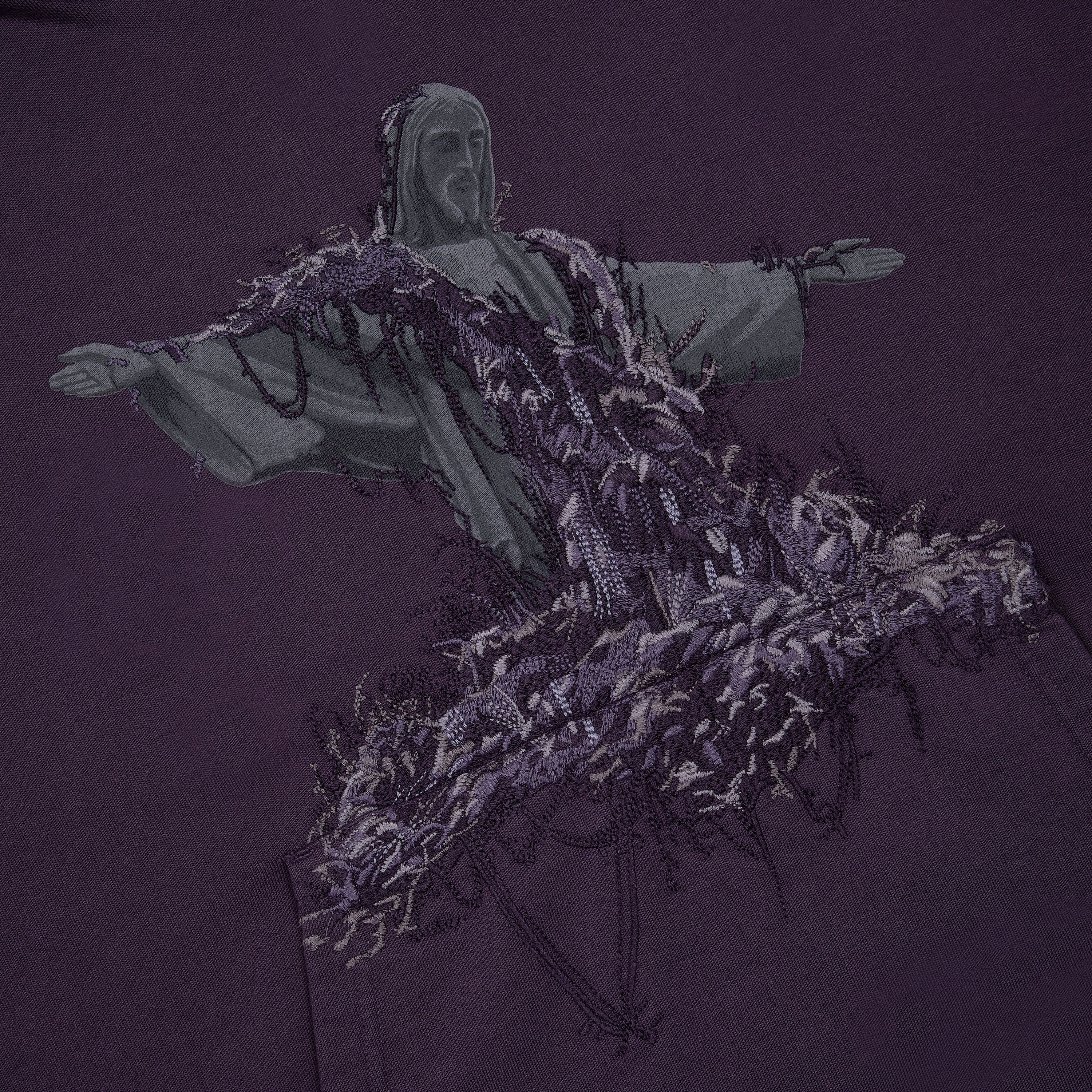 "NYC to RIO" Hoodie purple - Image 3