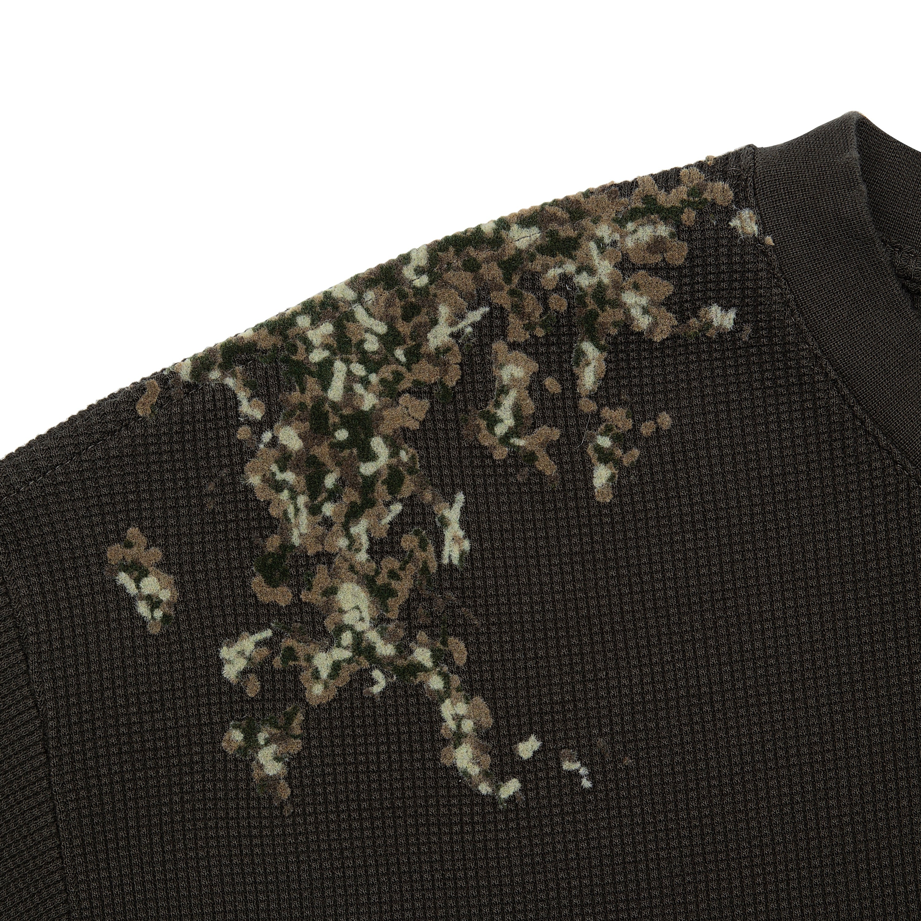 "NYC to RIO" waffle Longsleeve dark forest green - Image 4