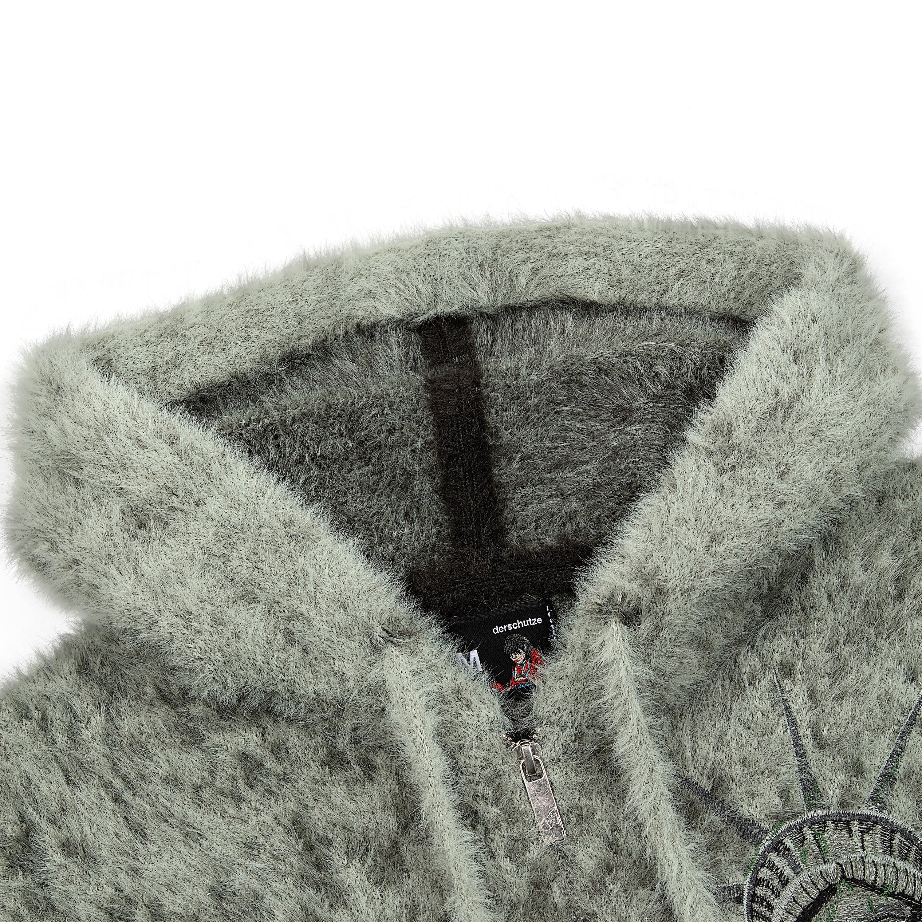 "NYC to RIO" Zip Up knit green - Image 4