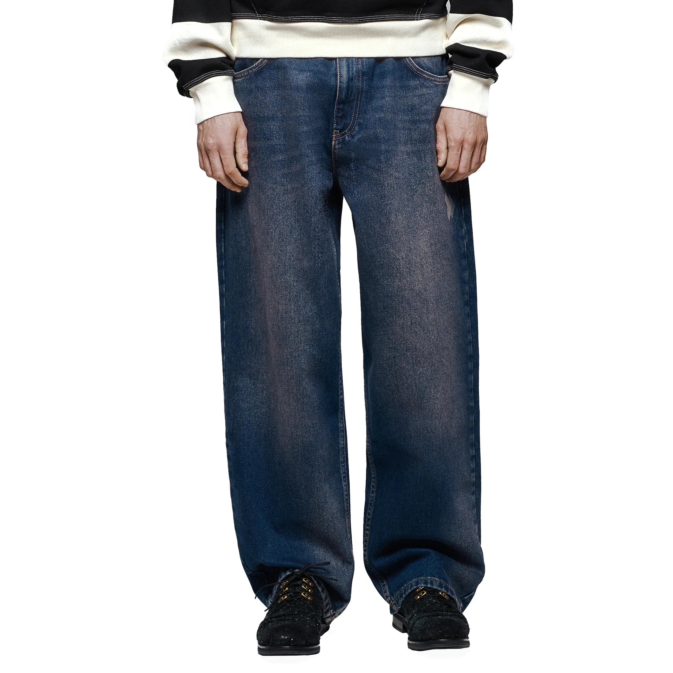 "on air" dark indigo Denim - Image 9