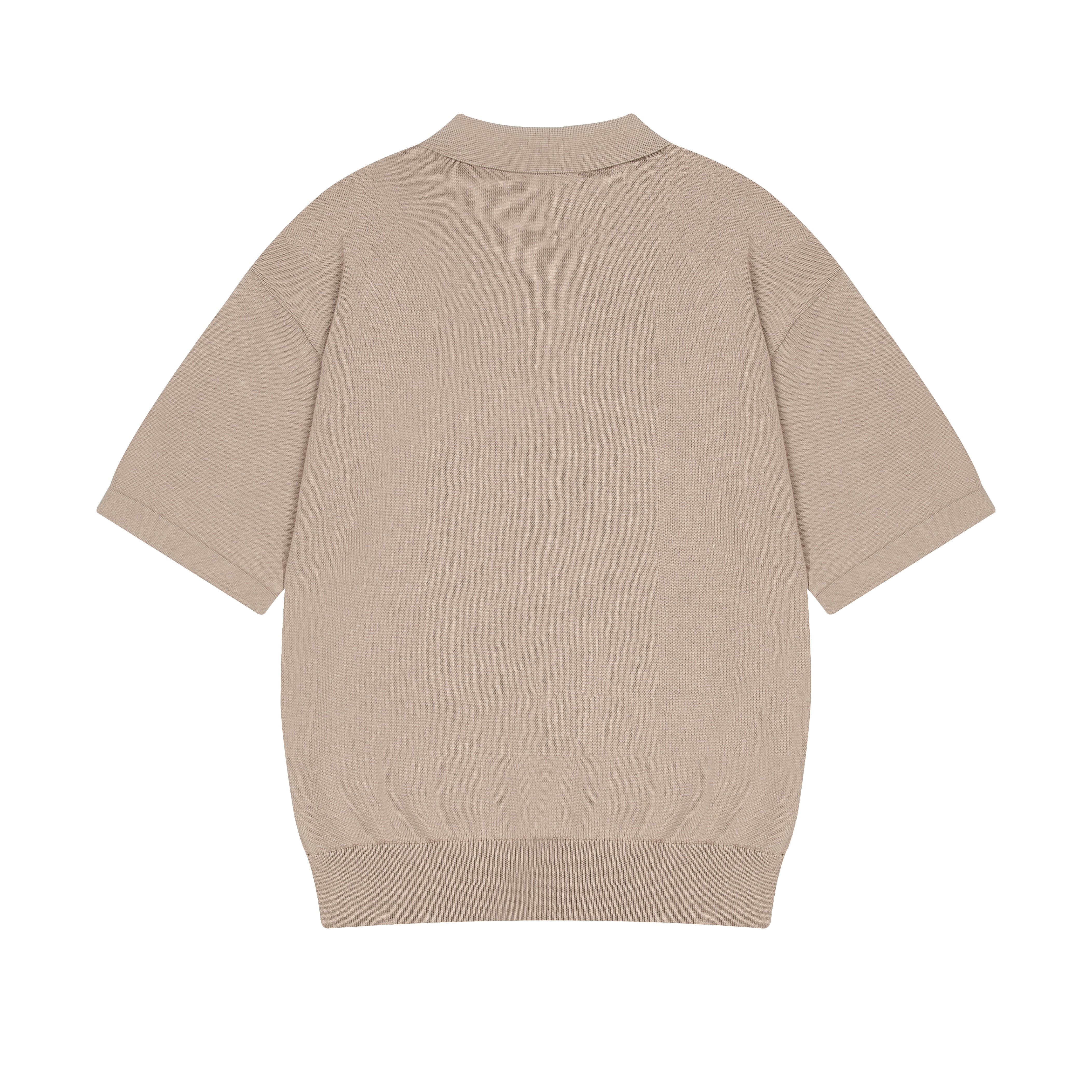 "on air" Polo knit beige - Image 2
