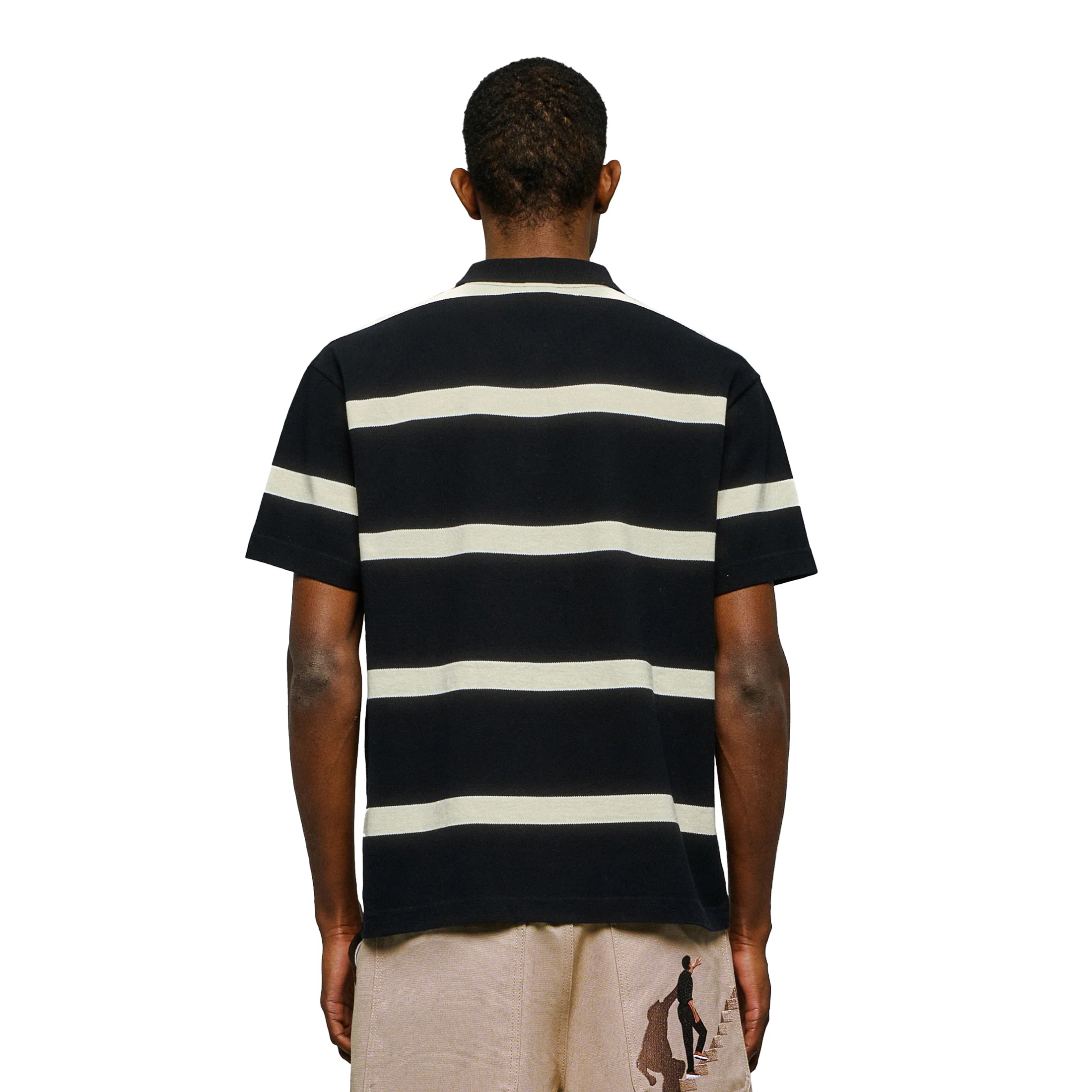 "on air" striped Polo T Shirt - Image 6