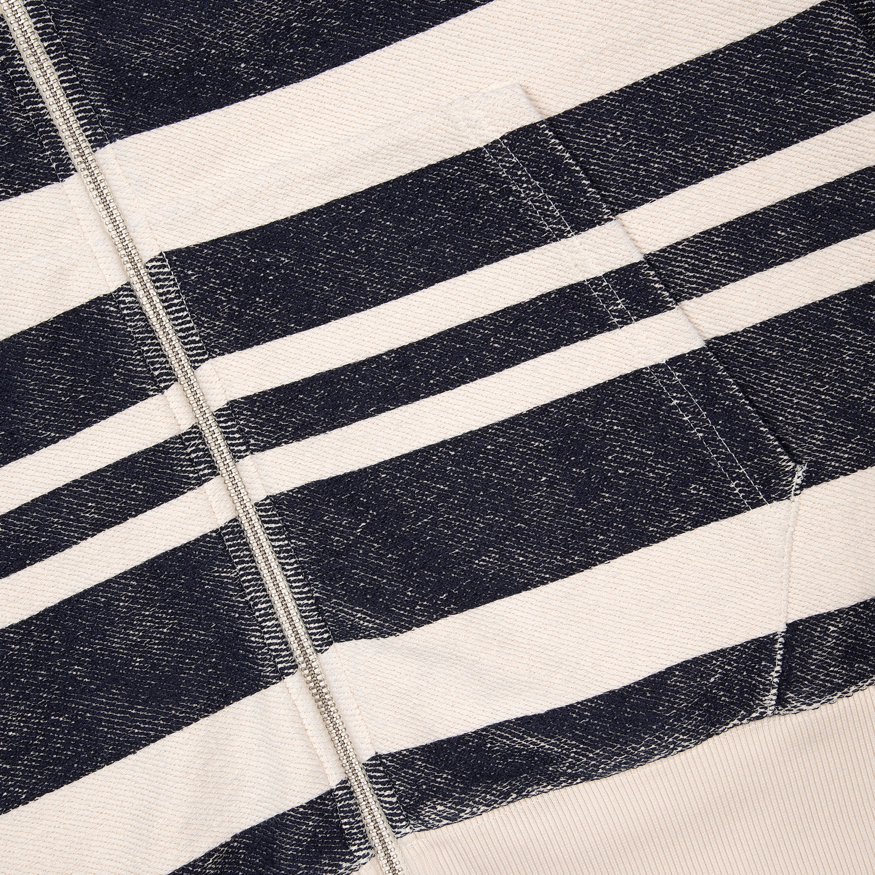 "on air" striped Zip Up - Image 5