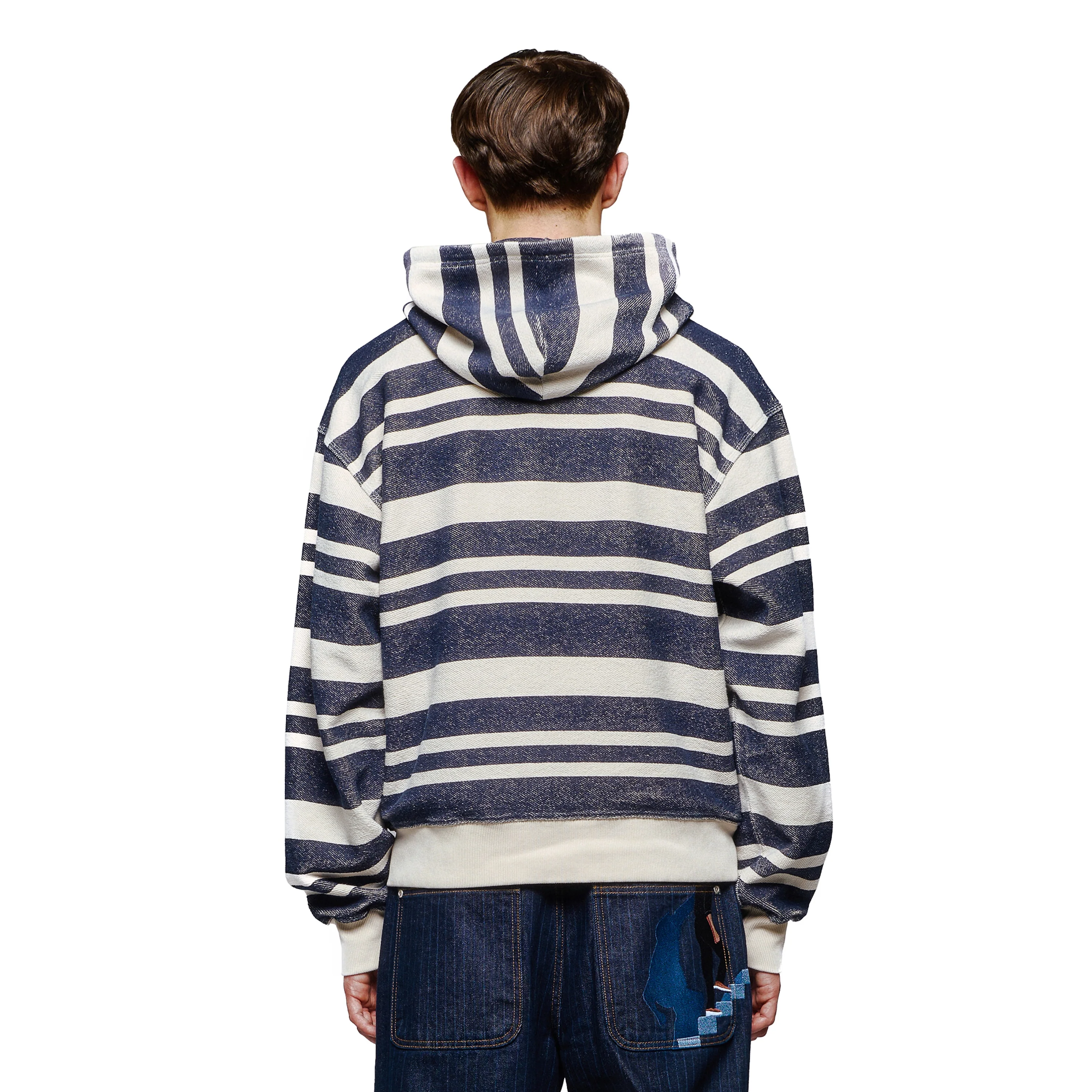 "on air" striped Zip Up - Image 7