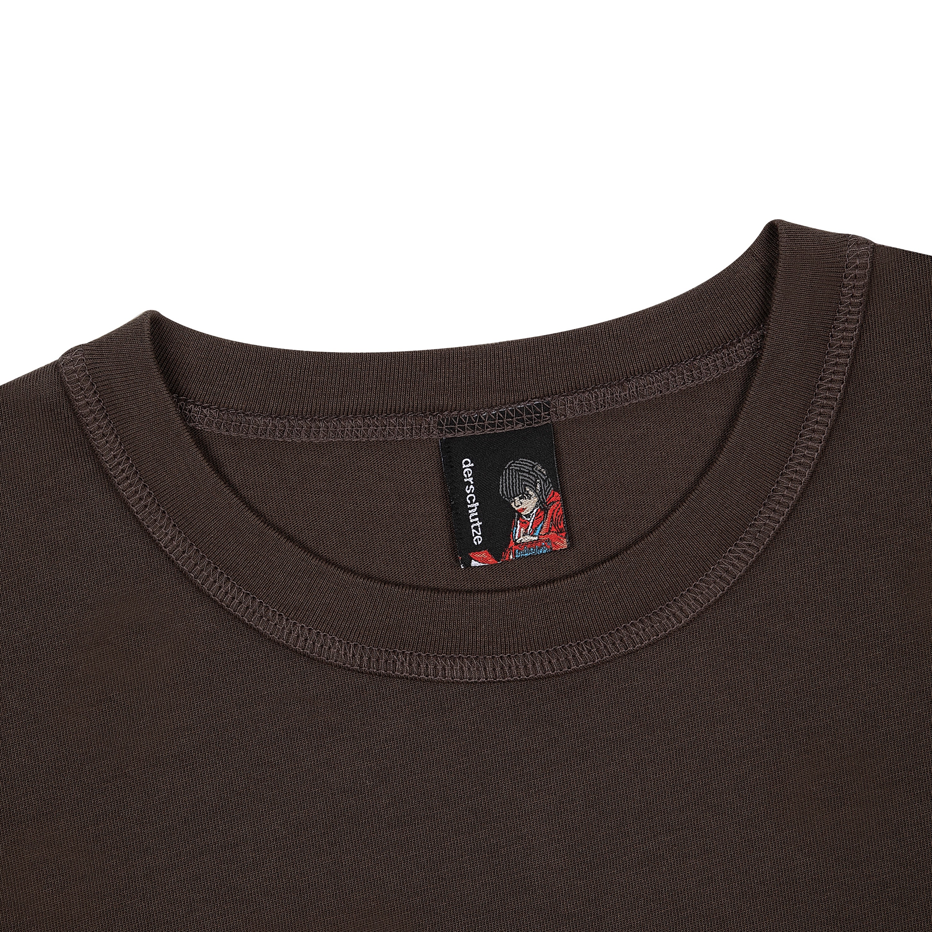 "on air" T Shirt brown - Image 3