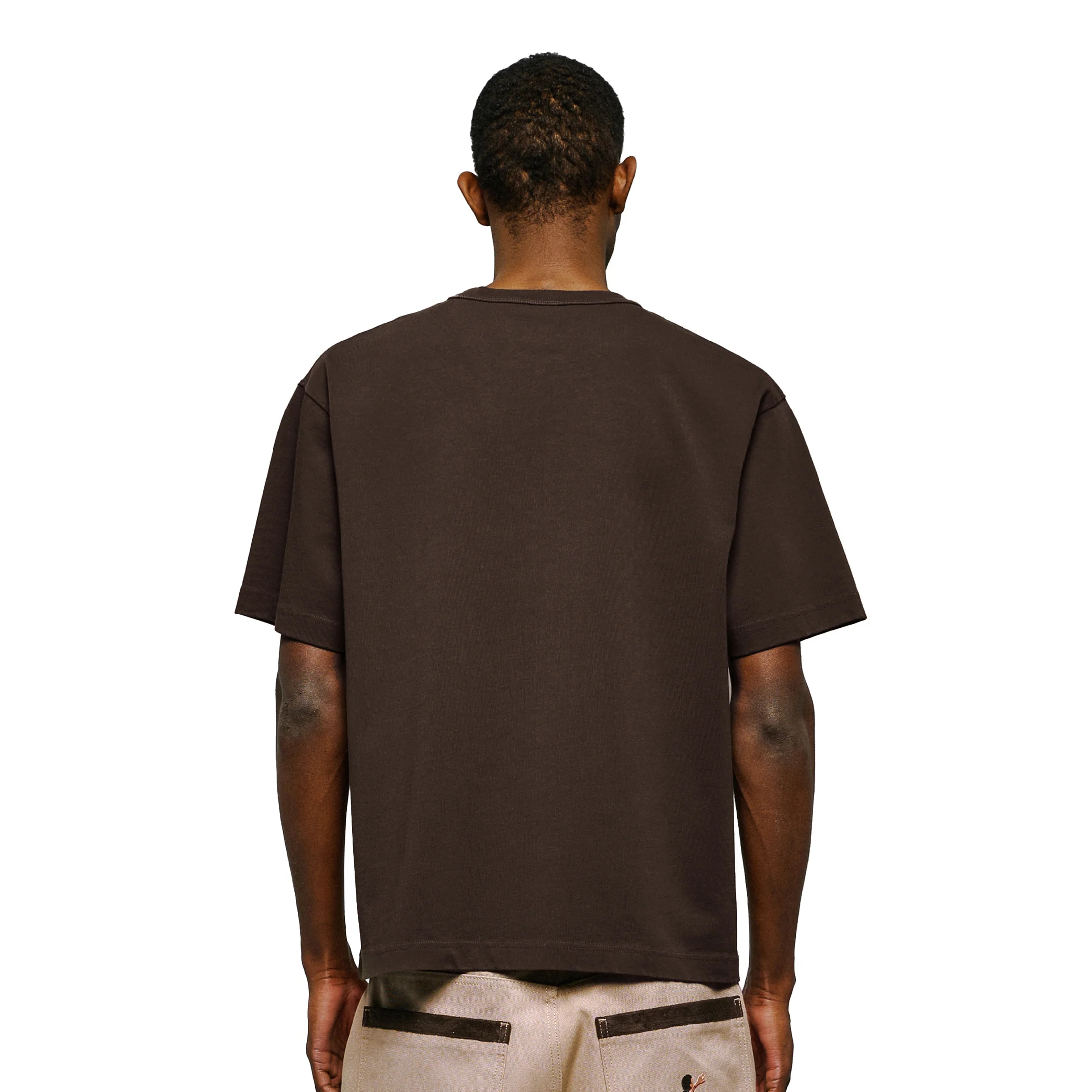 "on air" T Shirt brown - Image 6