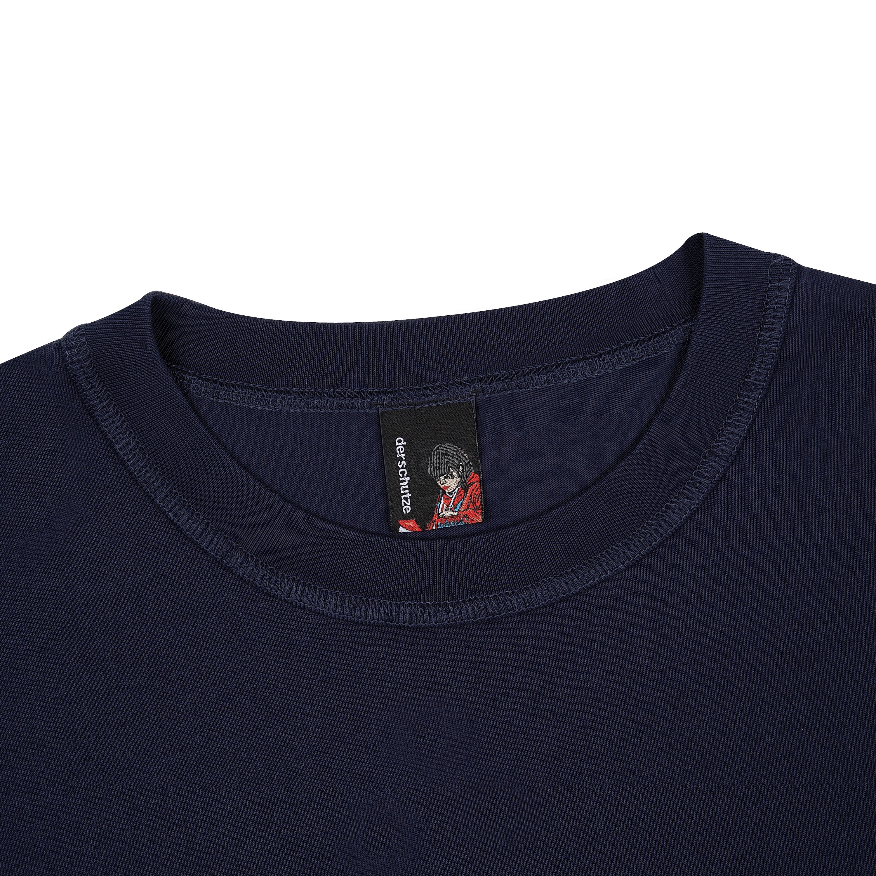 "on air" T Shirt navy - Image 3