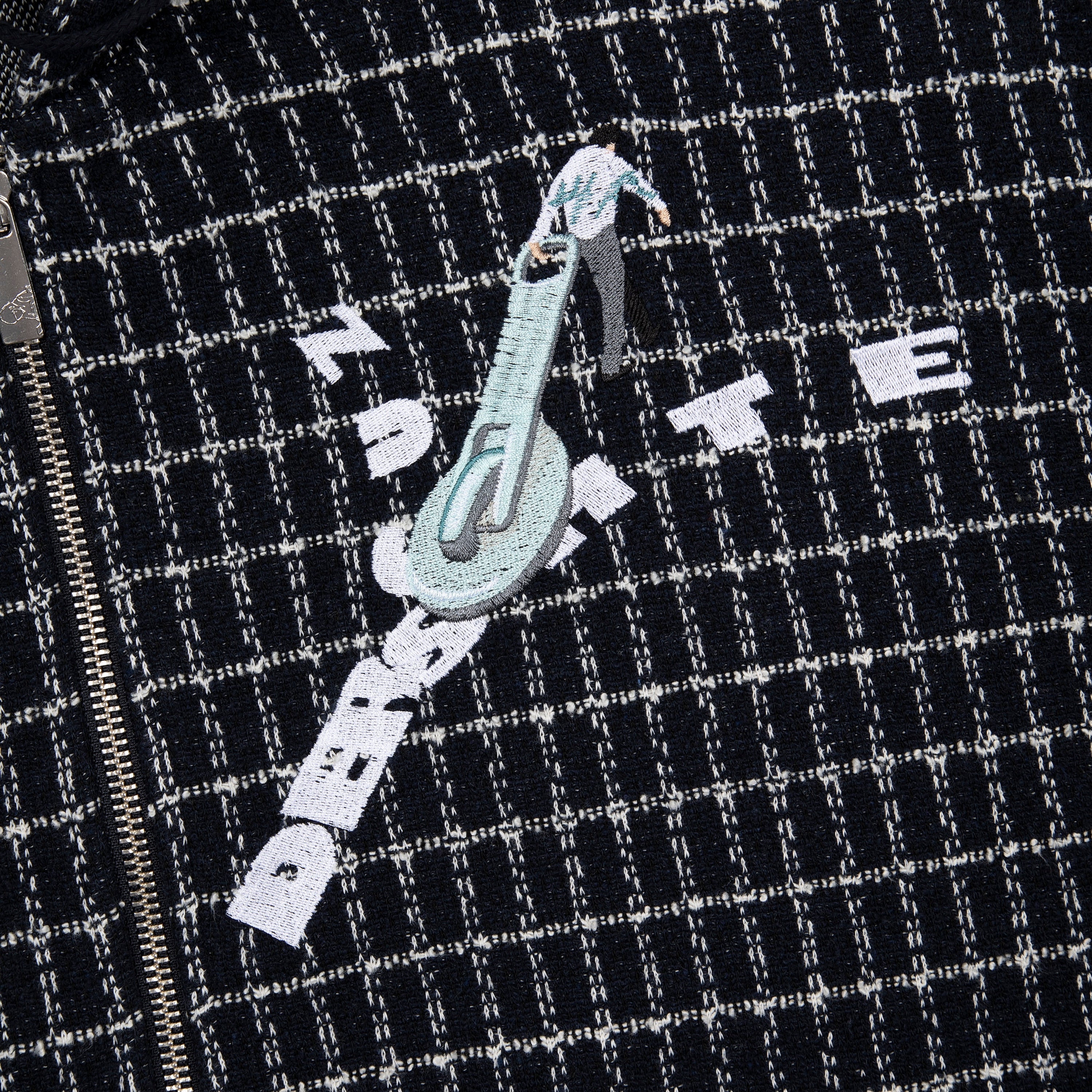 "on air" tweed Zip Up - Image 4