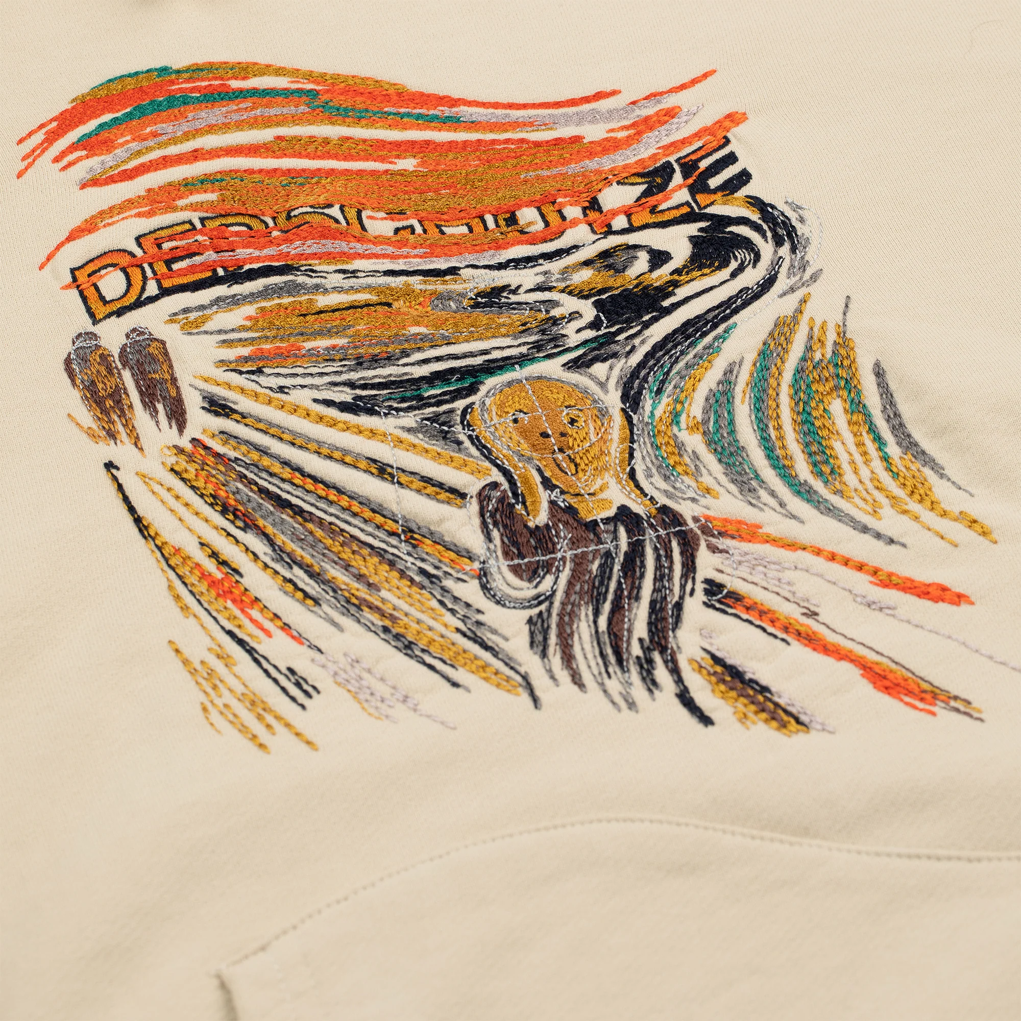 "painter v5" Hoodie creme - Image 4