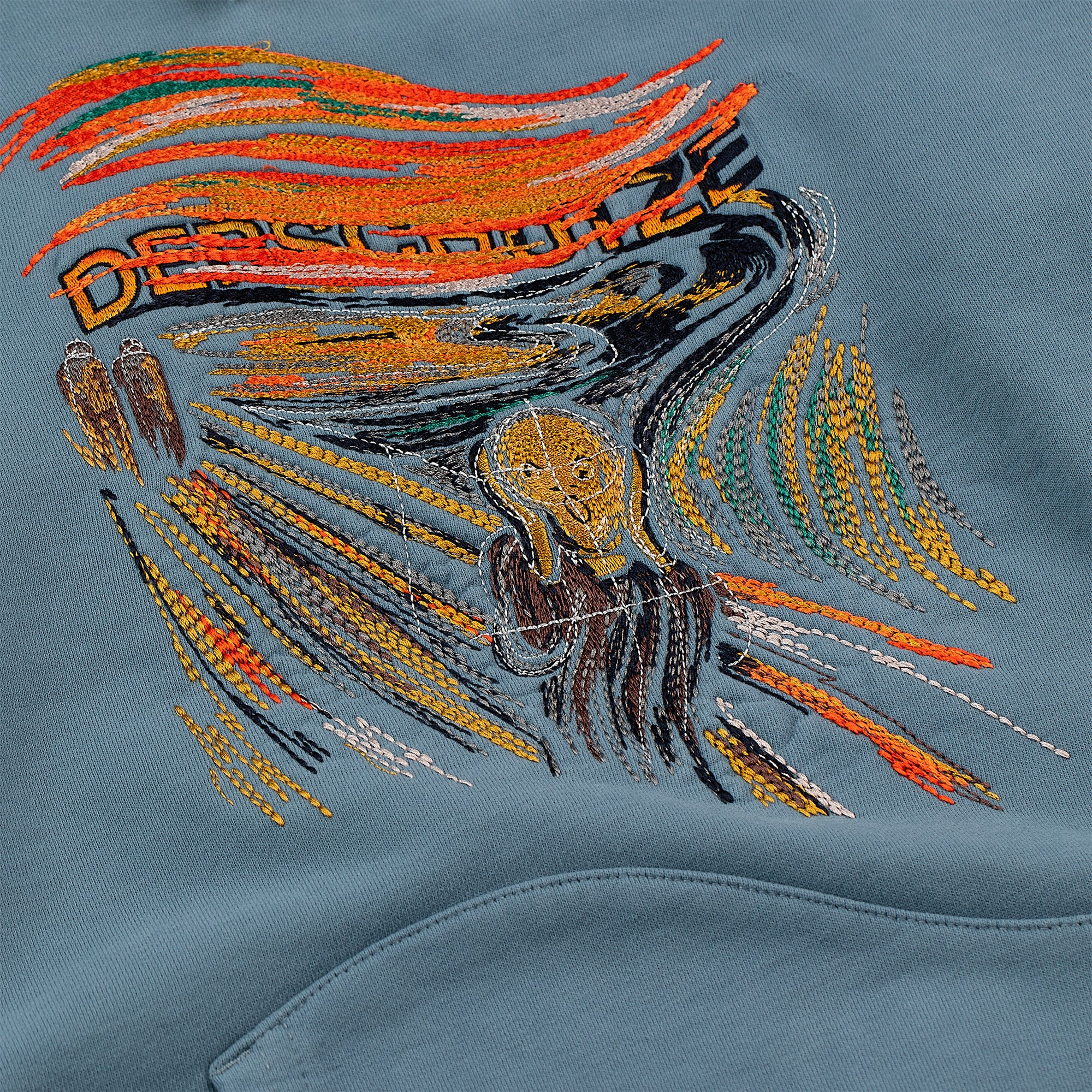 "painter v5" Hoodie blue - Image 4