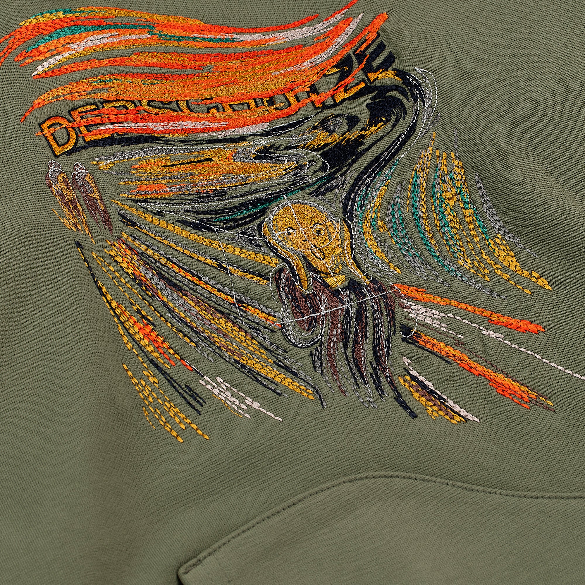 "painter v5" Hoodie green - Image 4