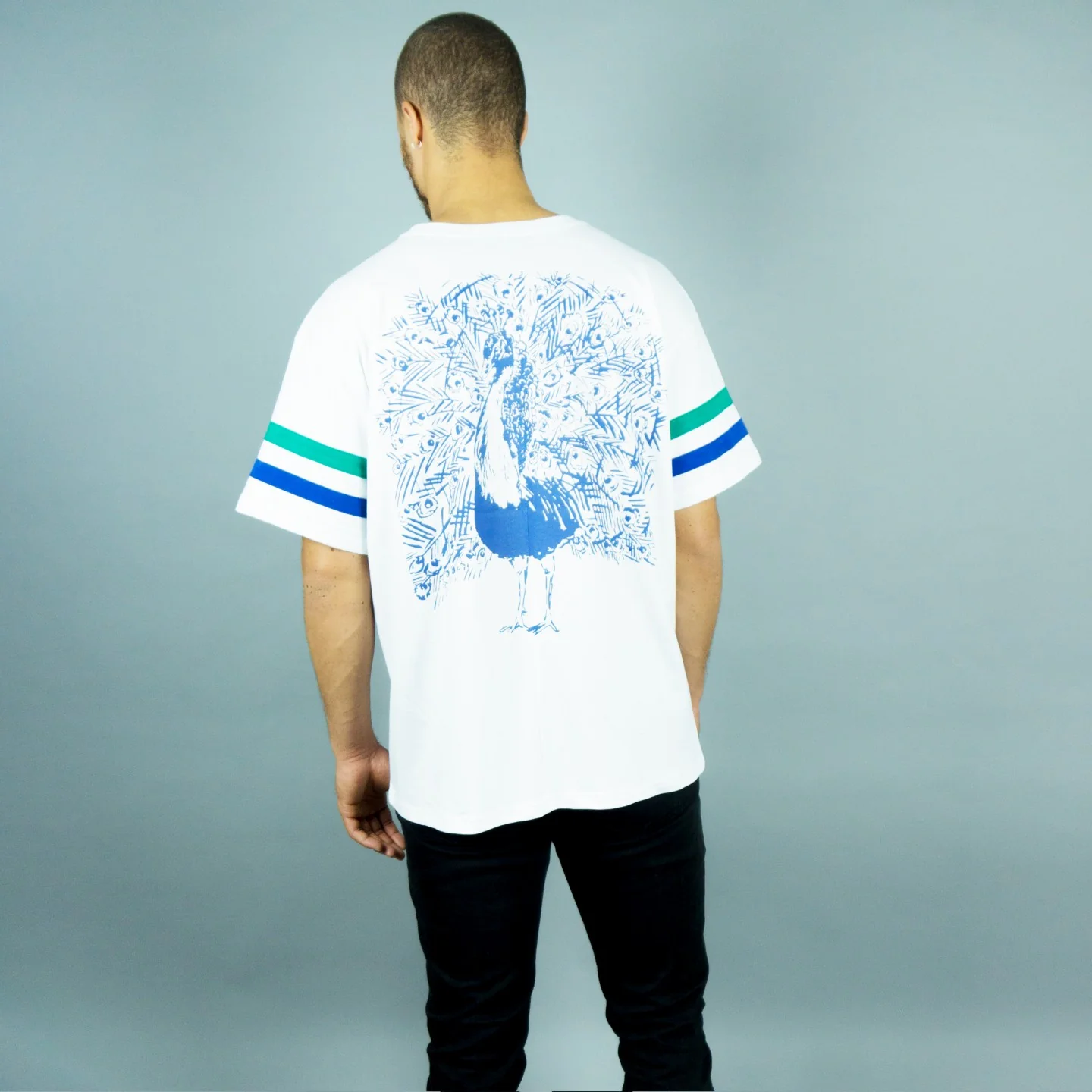 “Pfau” T-Shirt White - Image 2