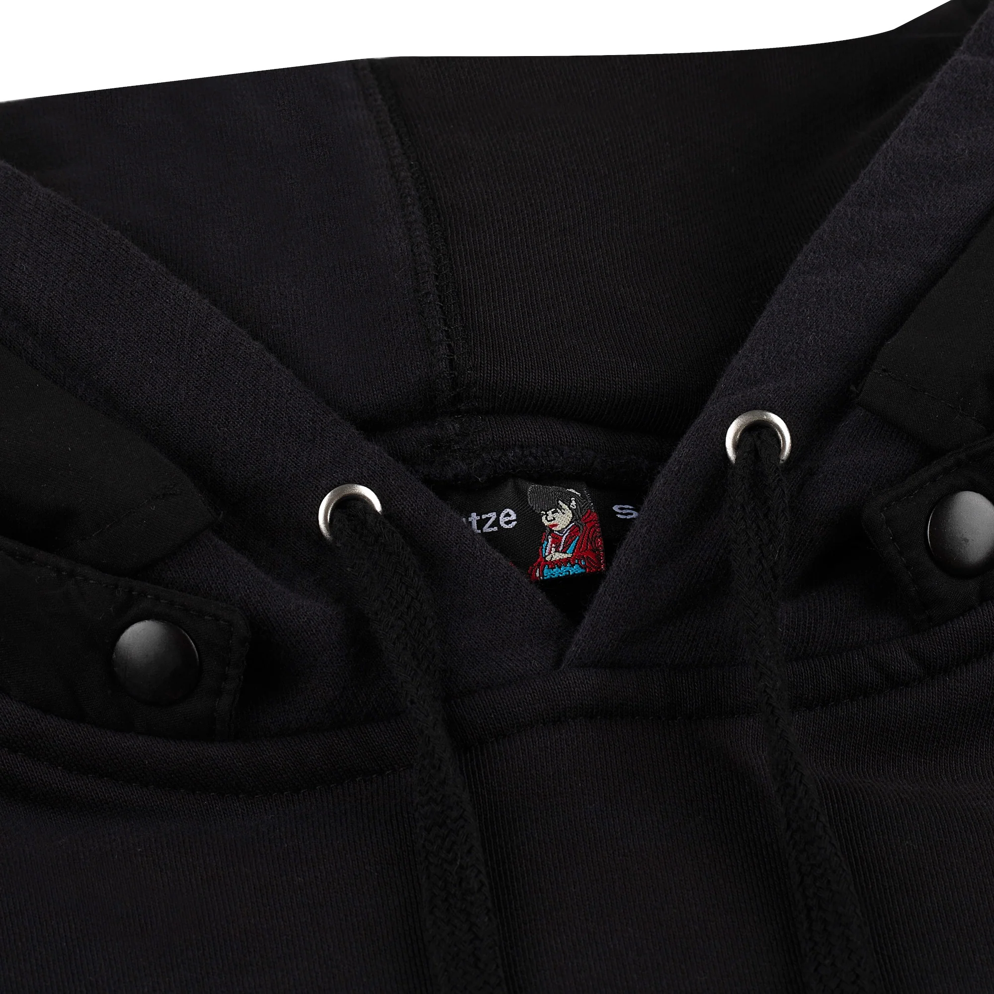 "rainy day" Hoodie black - Image 4