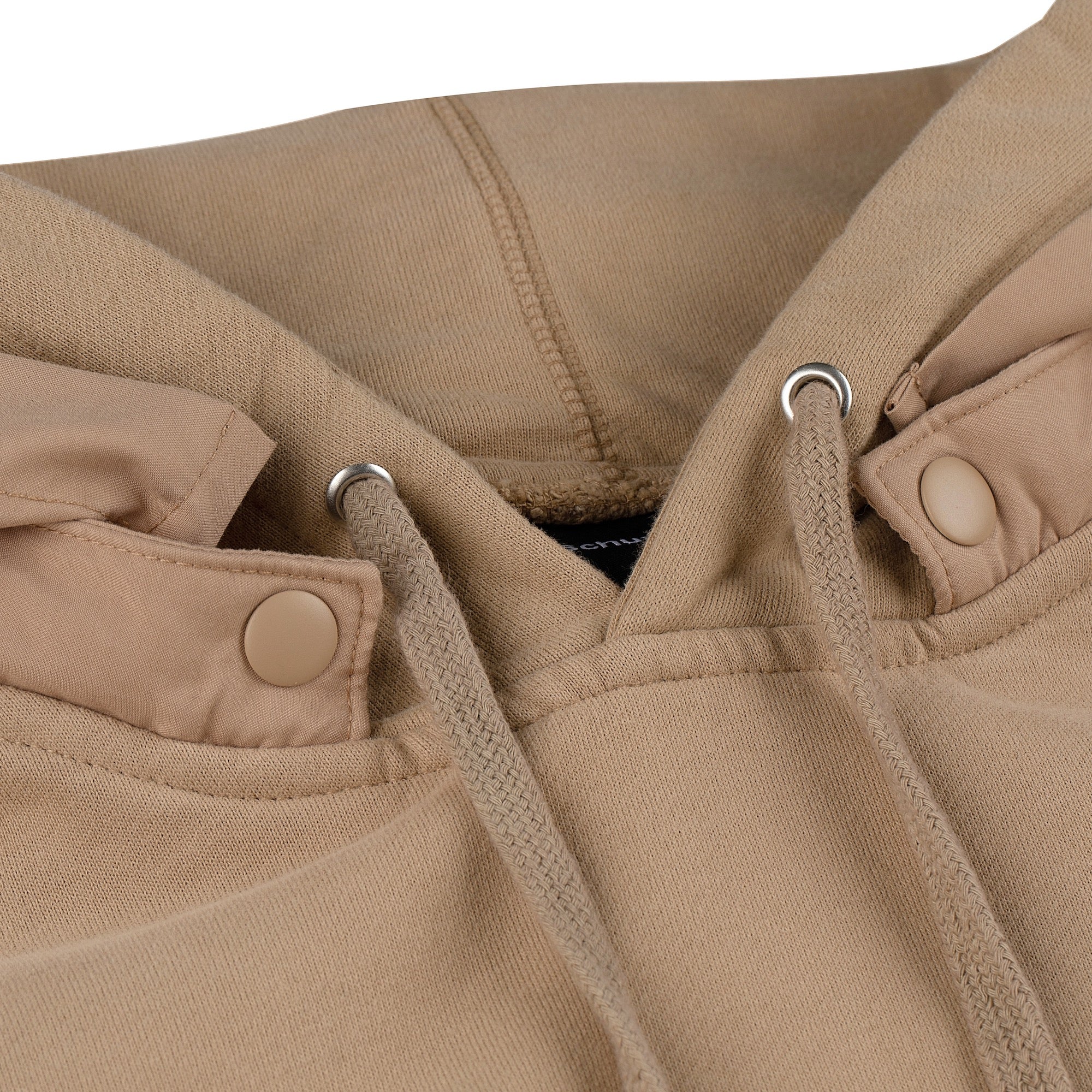 "rainy day" Hoodie dark beige - Image 4