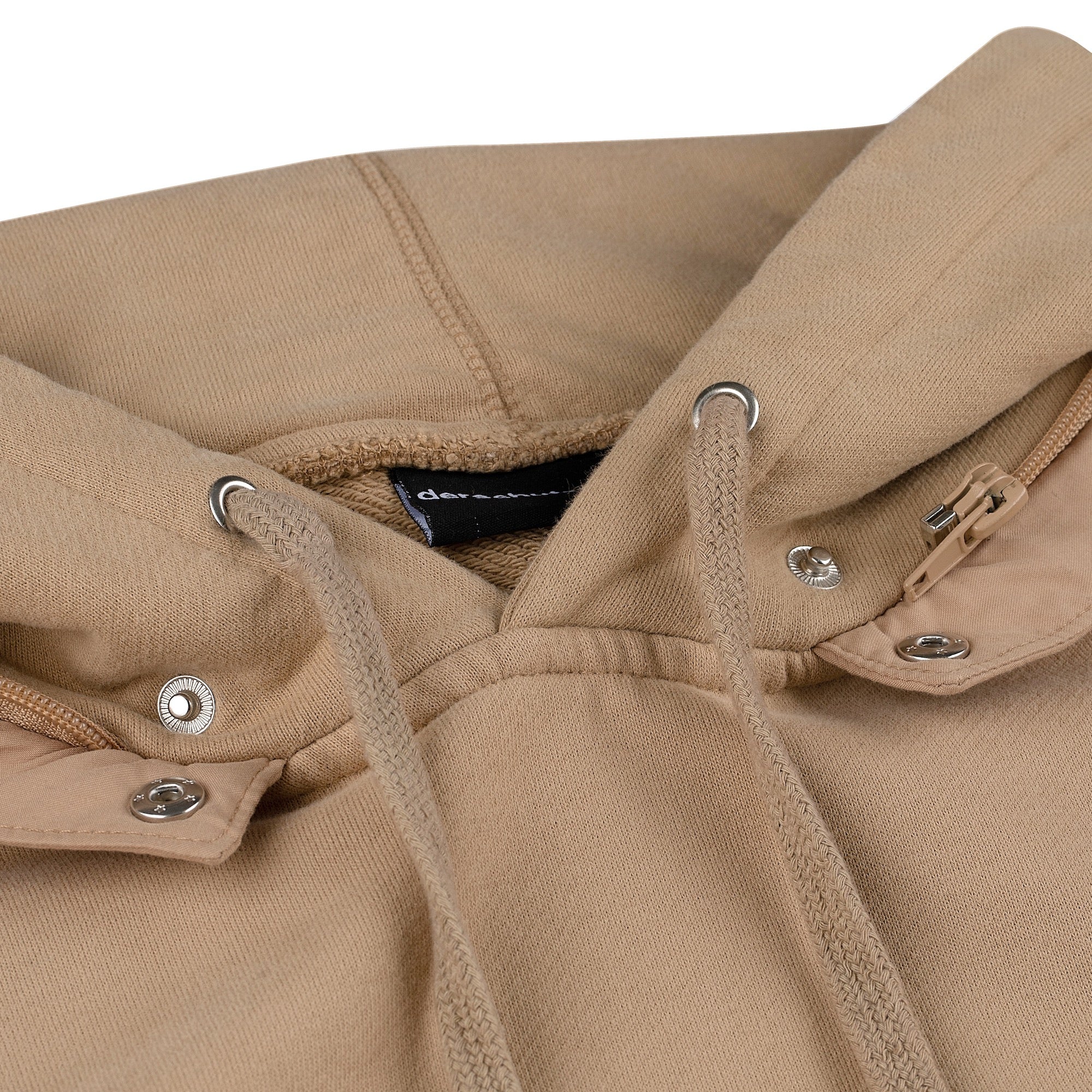 "rainy day" Hoodie dark beige - Image 5