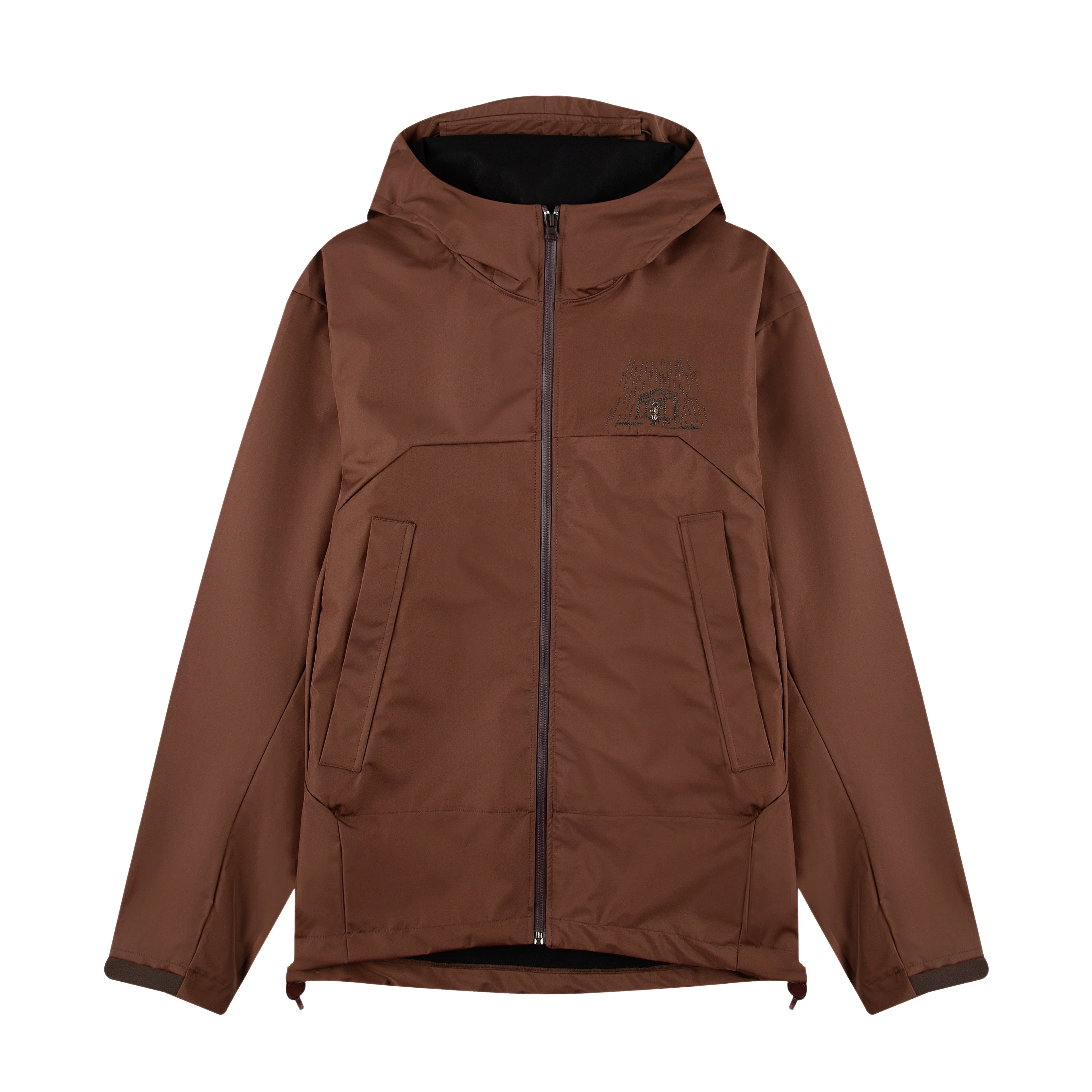 "rainy day" shell Jacket brown