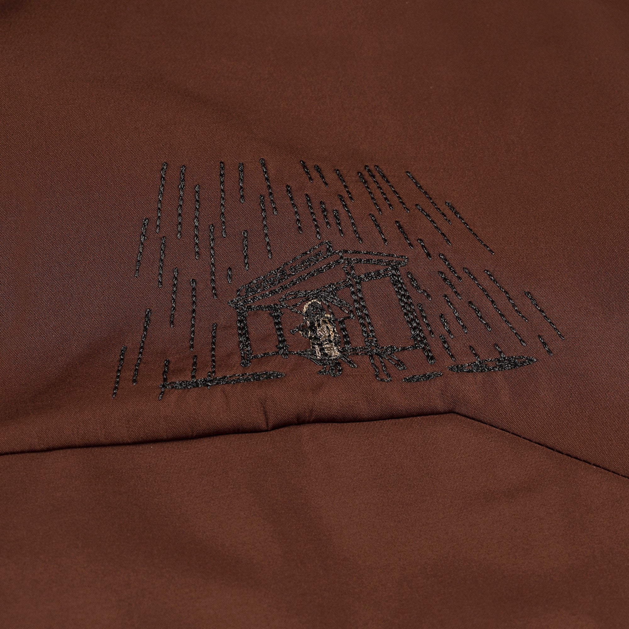 "rainy day" shell Jacket brown - Image 3