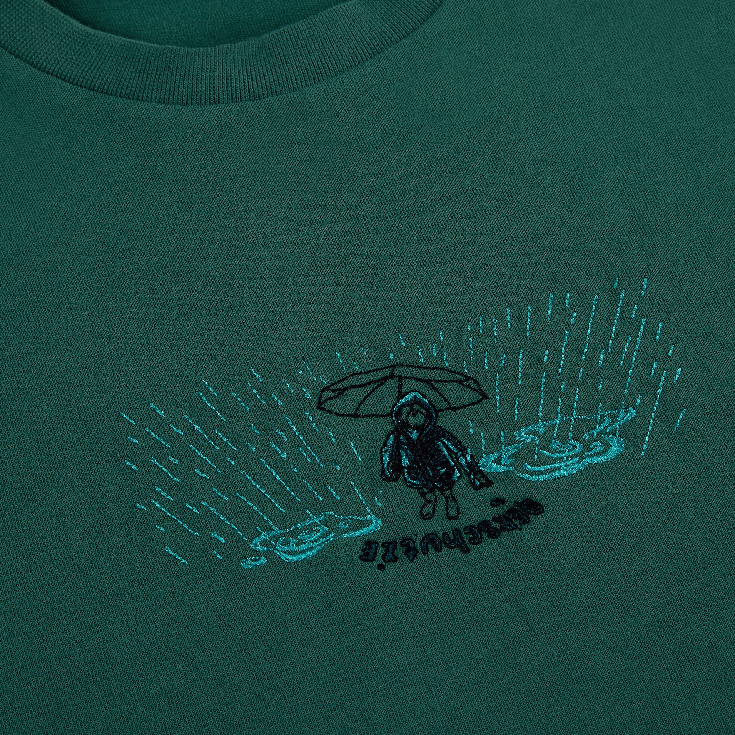"rainy day" T-Shirt green - Image 3