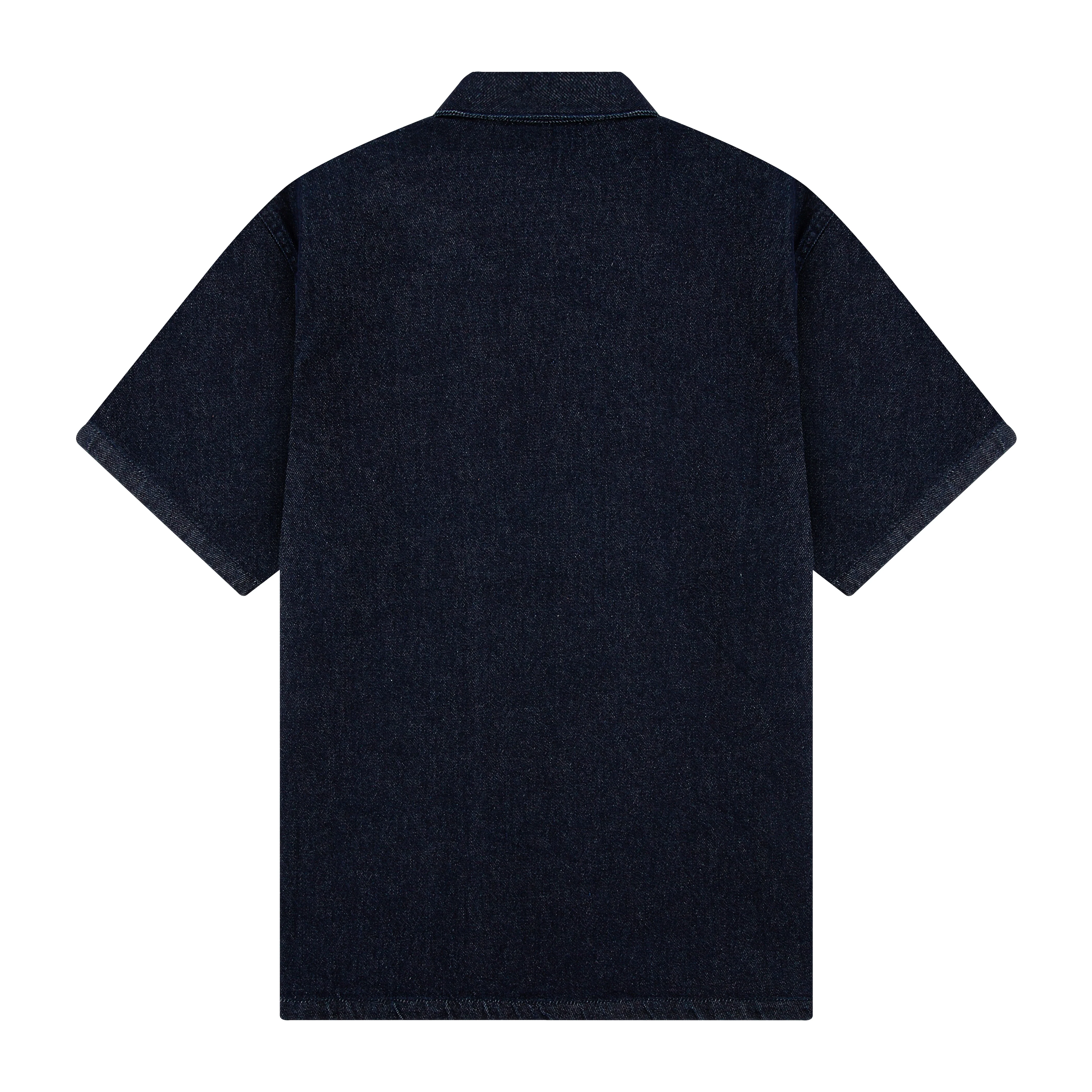 "rainy day" zip up Shirt denim - Image 2