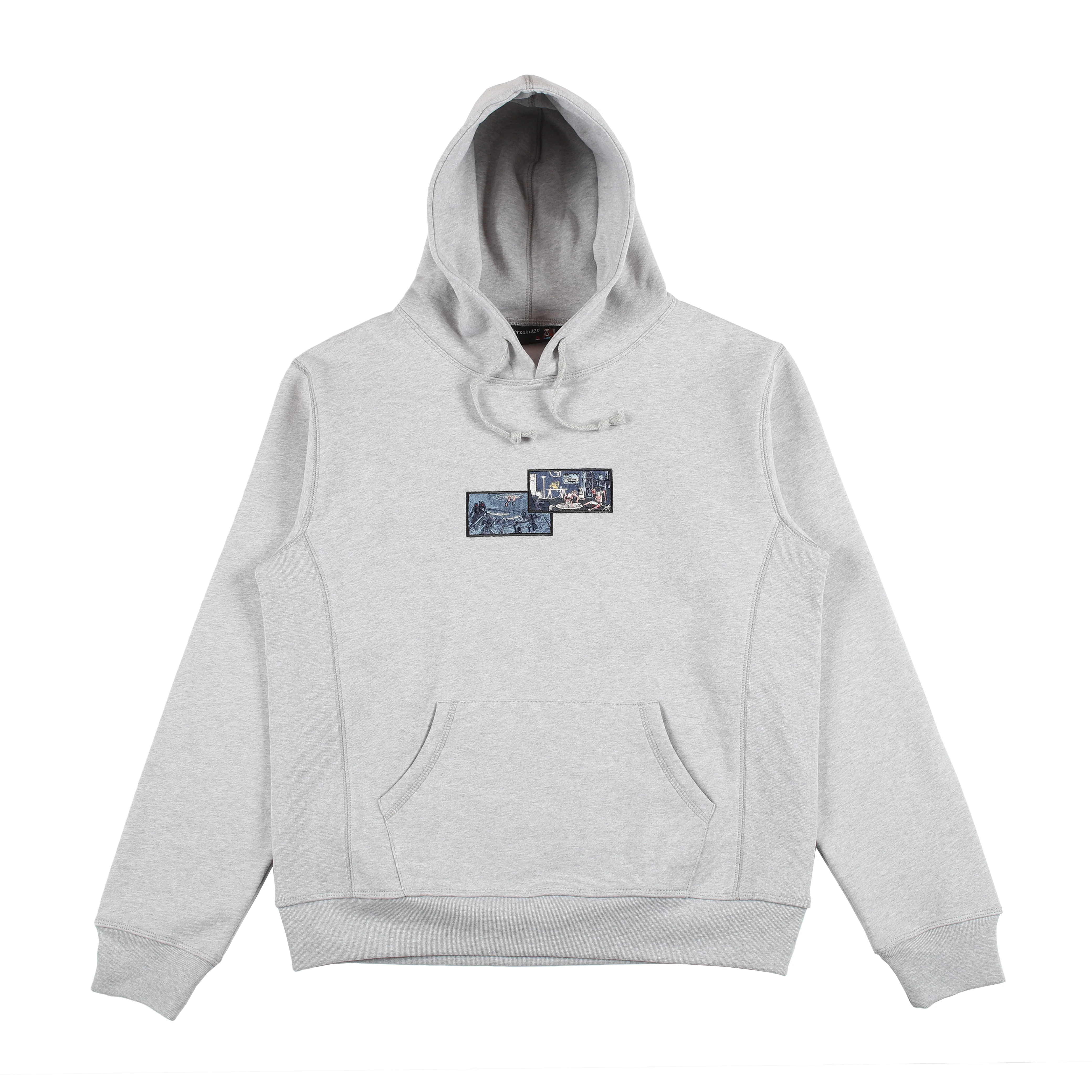 "time traveler" Hoodie grey melange