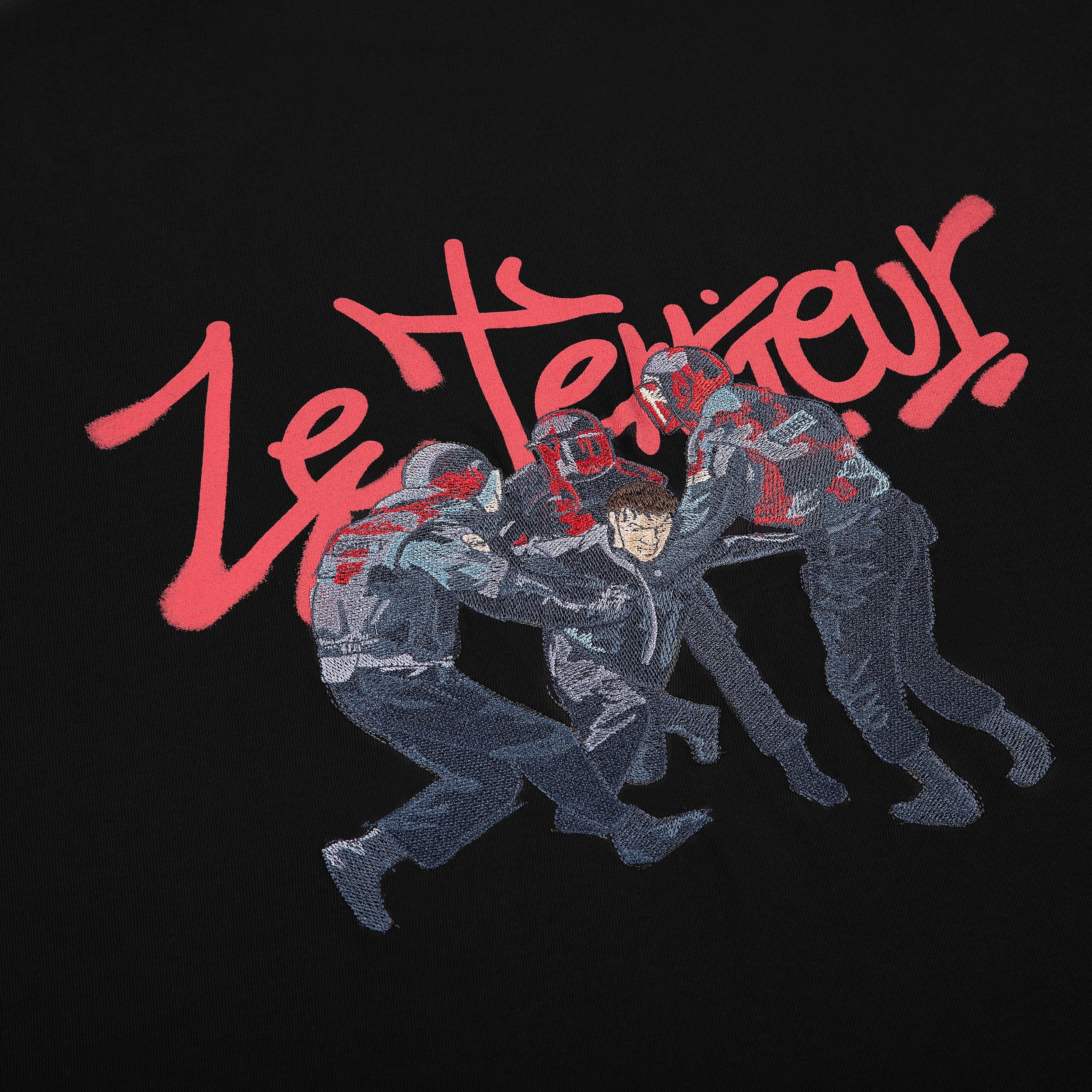 "riot" T-Shirt black 02 - Image 3