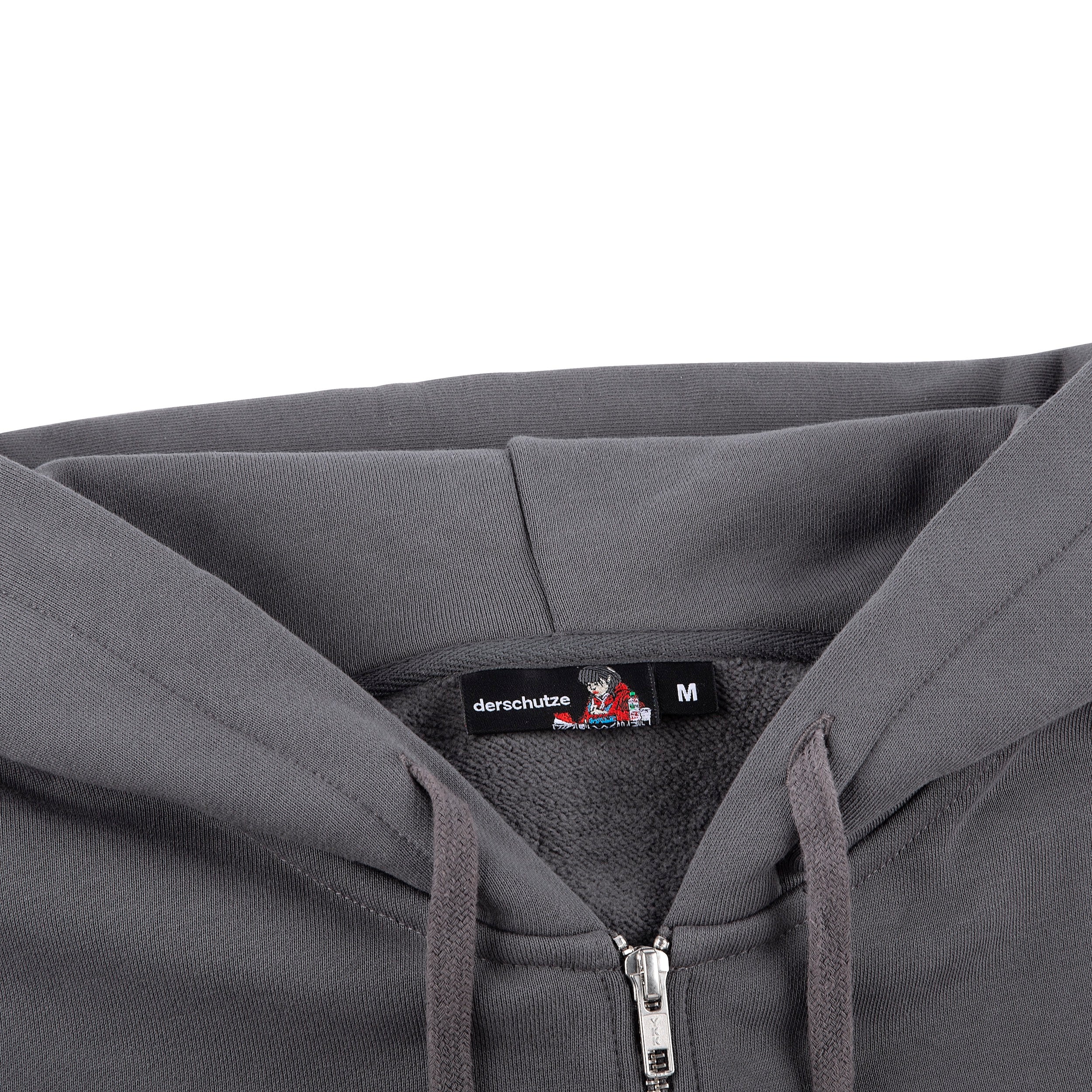 "riot" Zip Up grey - Image 3
