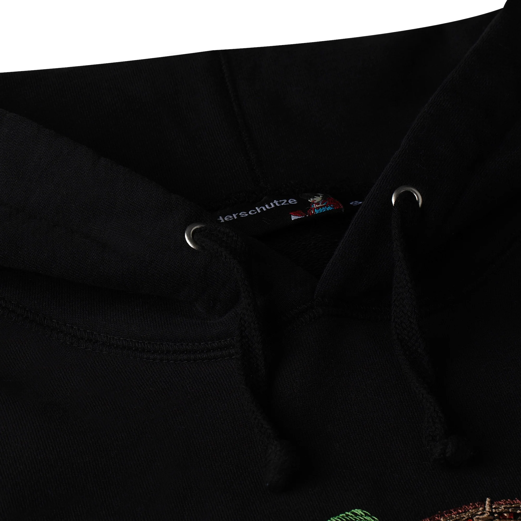 "casino frog" Hoodie black - Image 3
