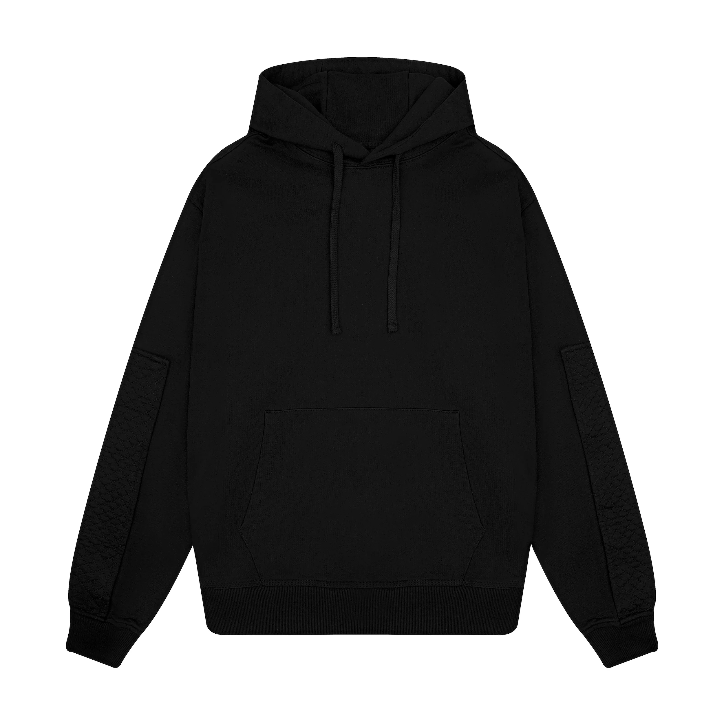 "sashiko" Hoodie black - Image 3