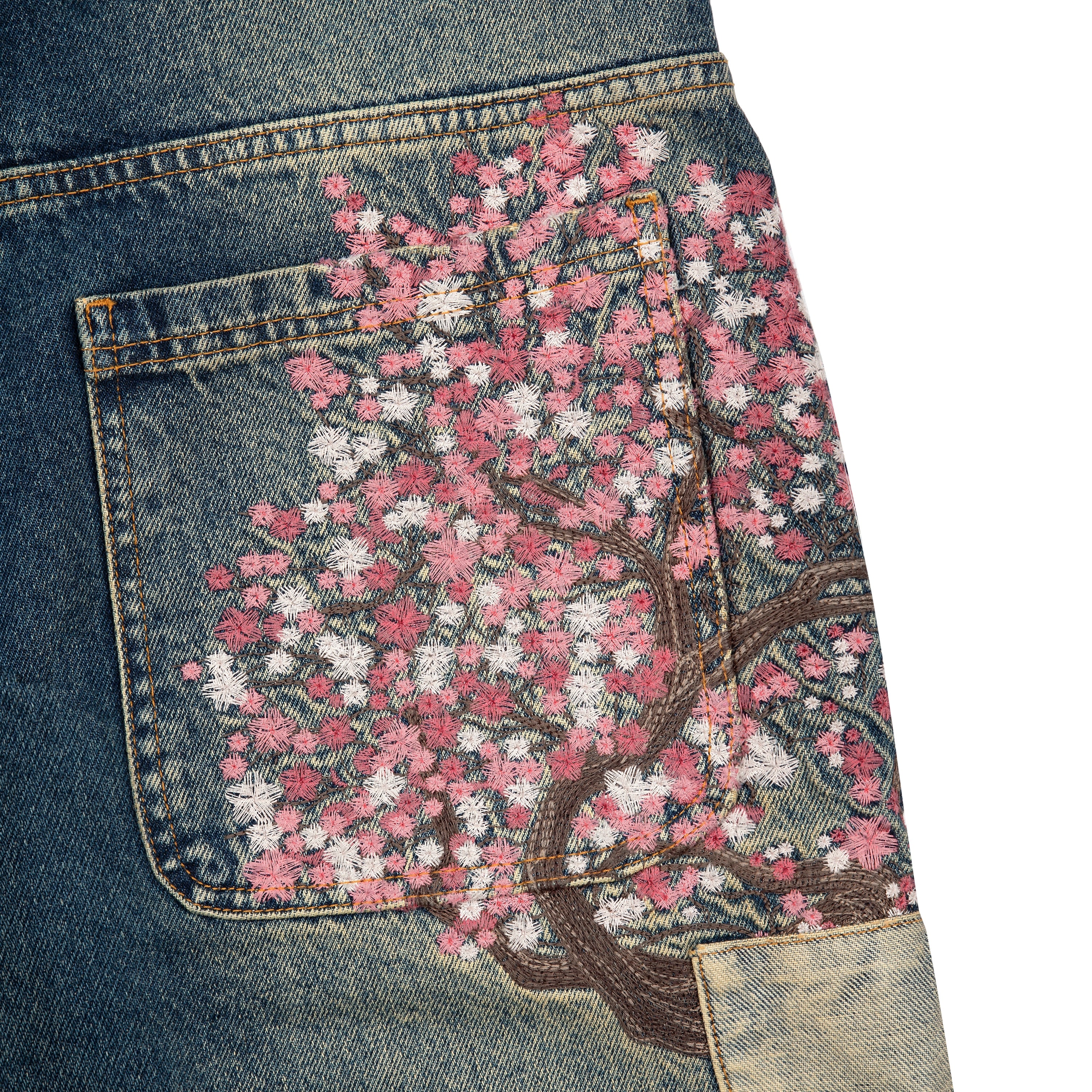 "sashiko v2" patchwork denim blue - Image 3