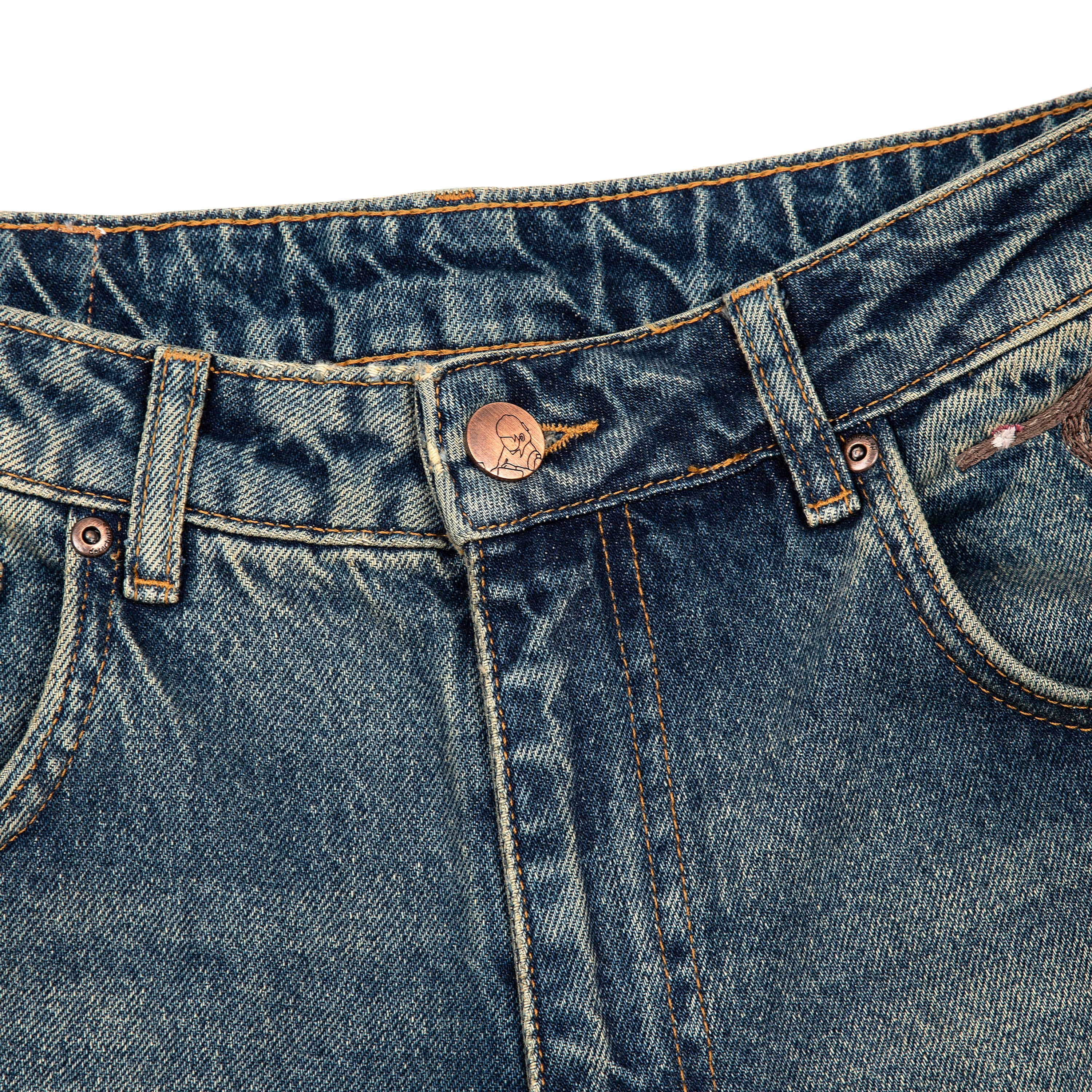 "sashiko v2" patchwork denim blue - Image 4