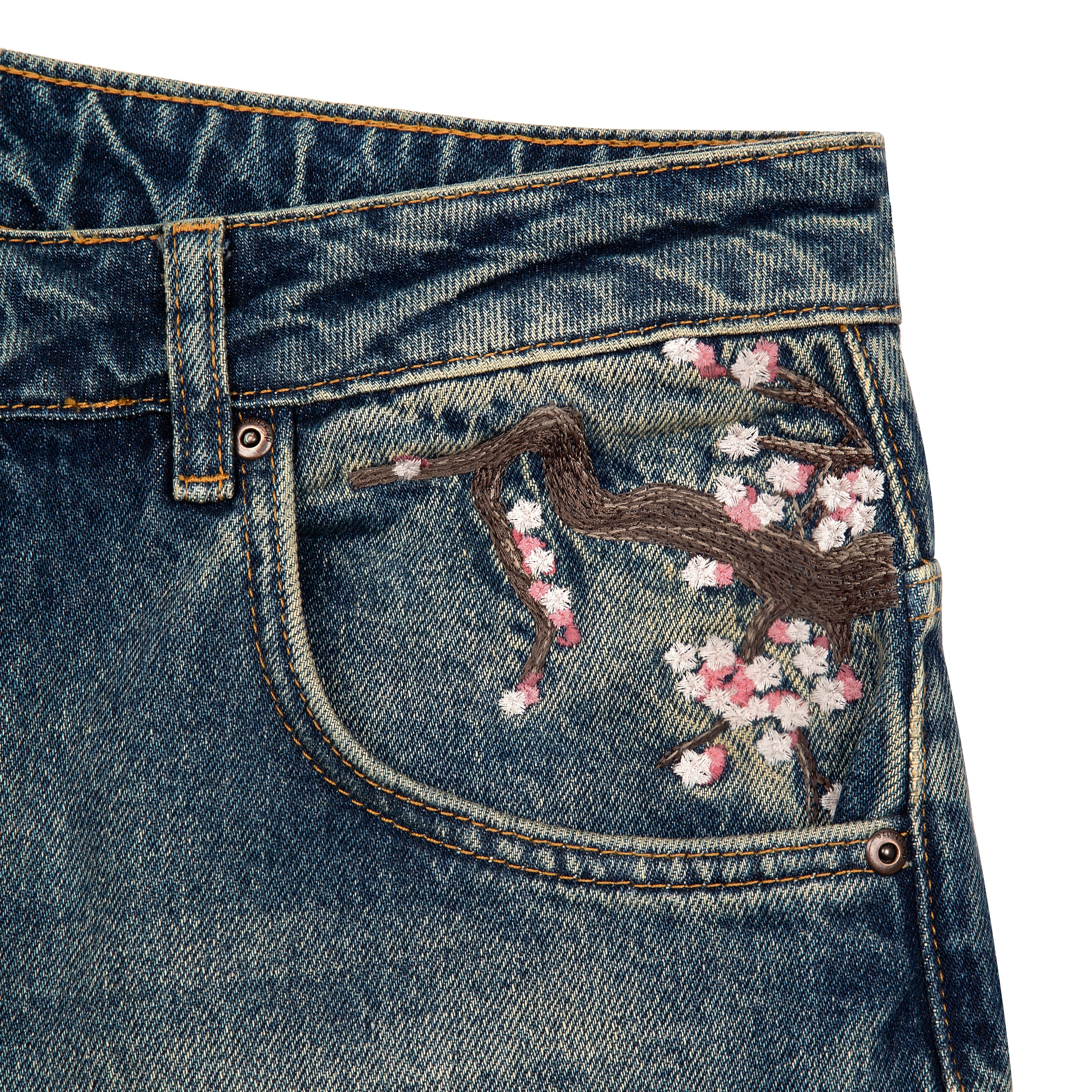 "sashiko v2" patchwork denim blue - Image 5