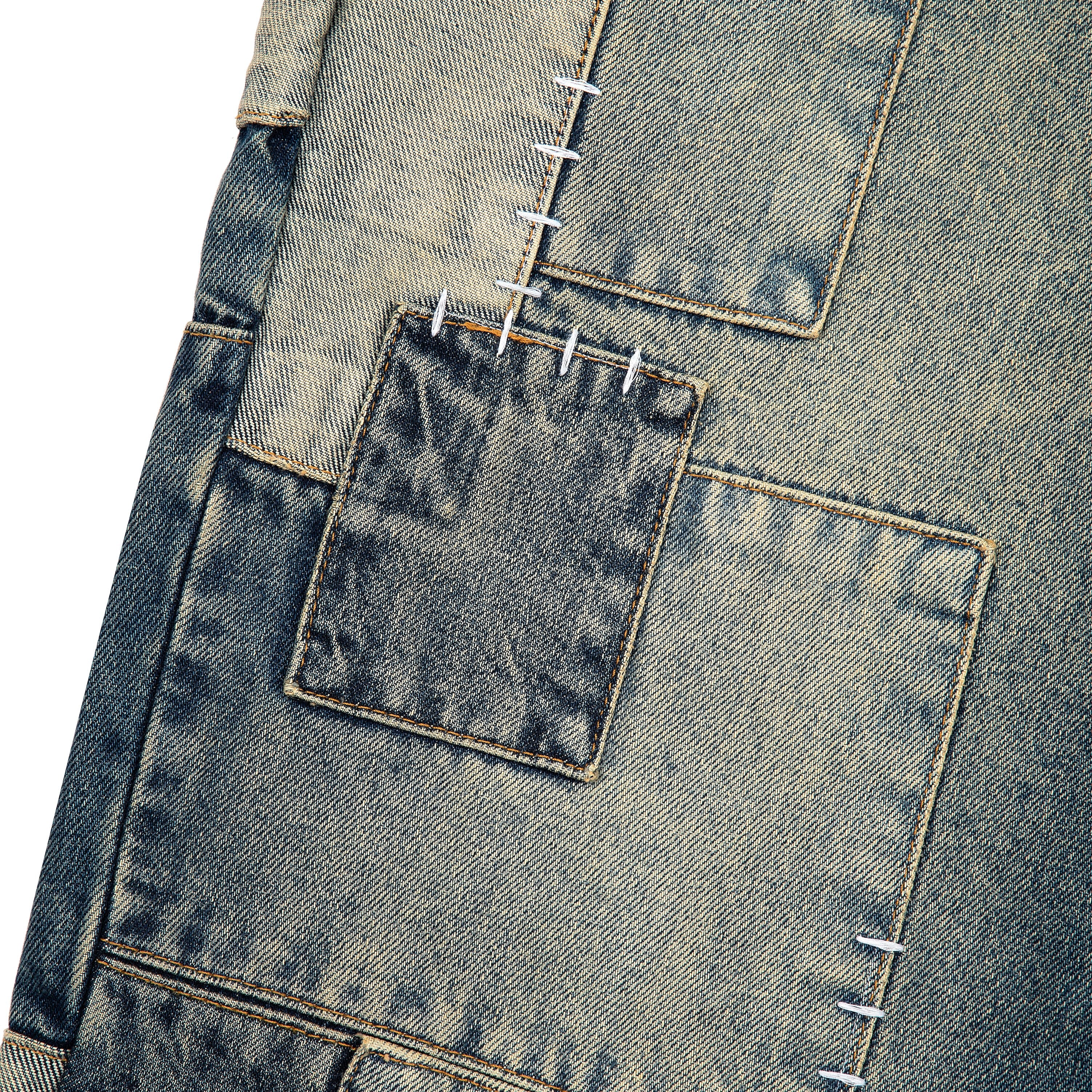 "sashiko v2" patchwork denim blue - Image 7