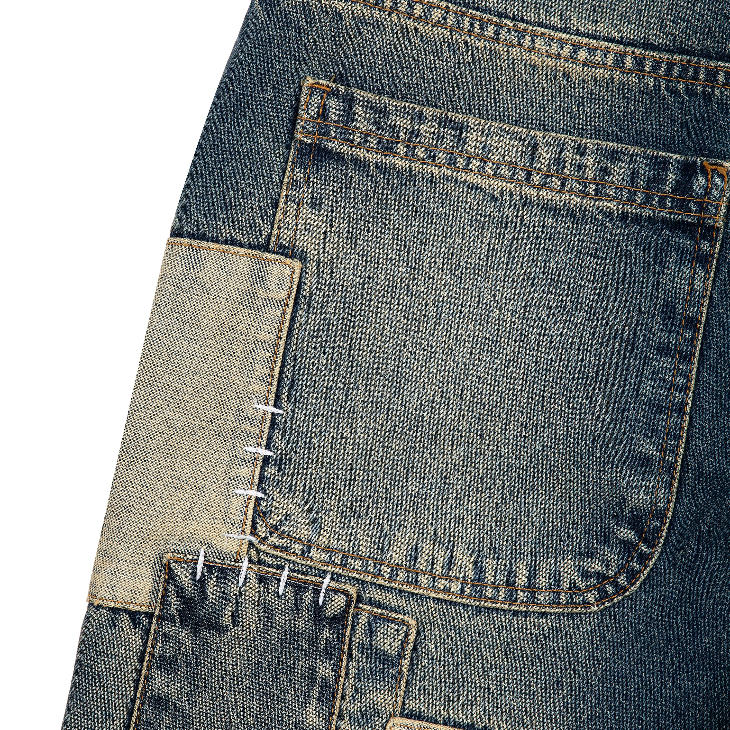 "sashiko v2" patchwork denim blue - Image 9