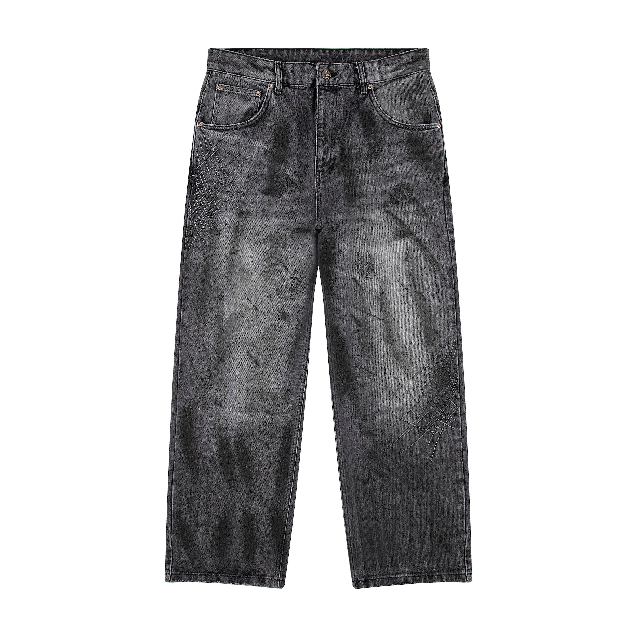 "sashiko v2" denim grey