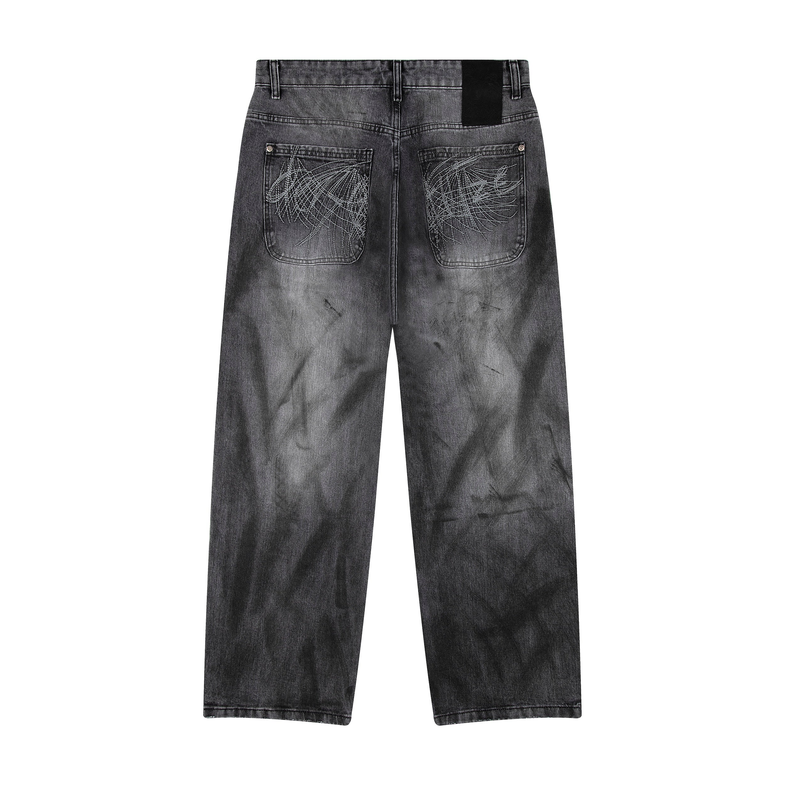 "sashiko v2" denim grey - Image 2