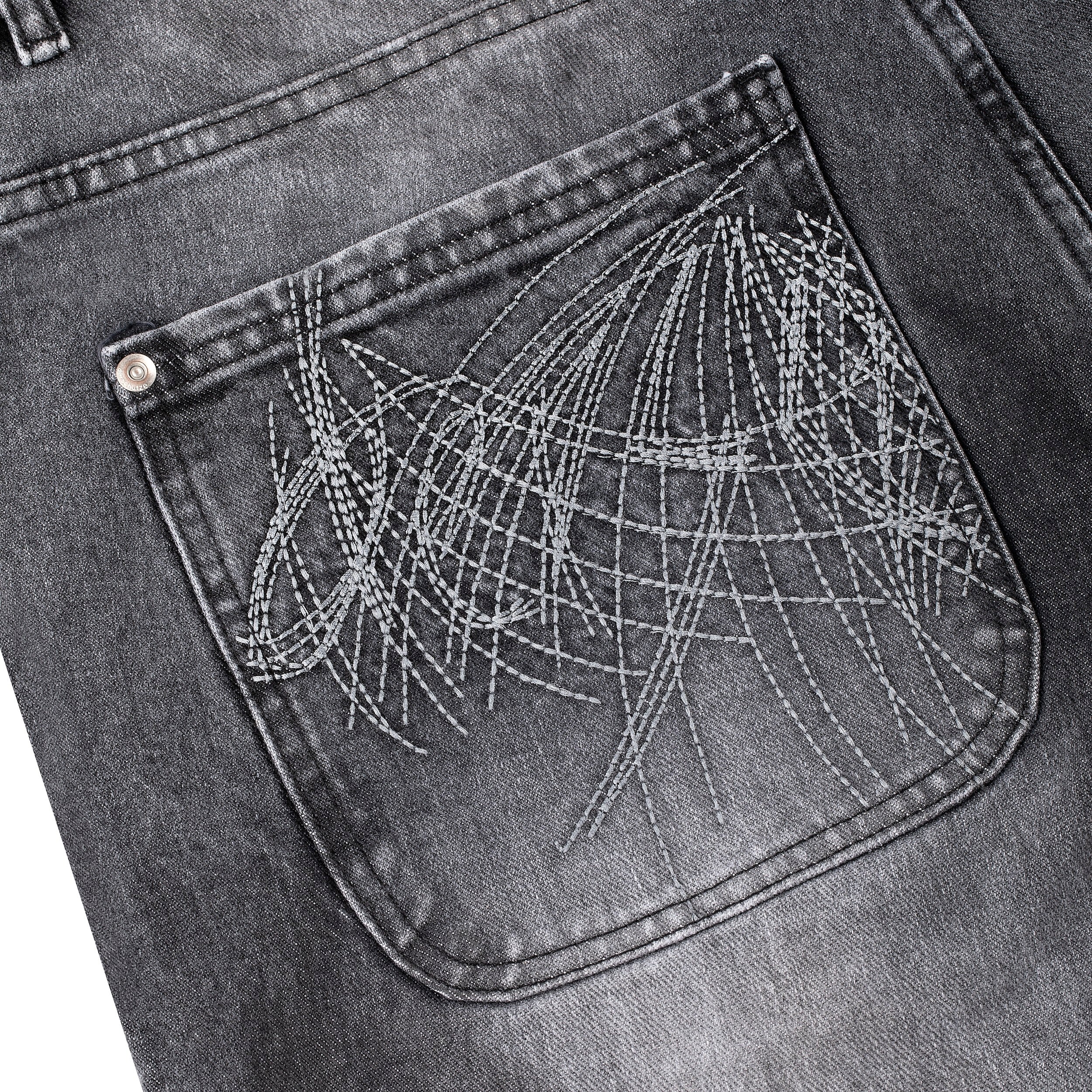 "sashiko v2" denim grey - Image 4