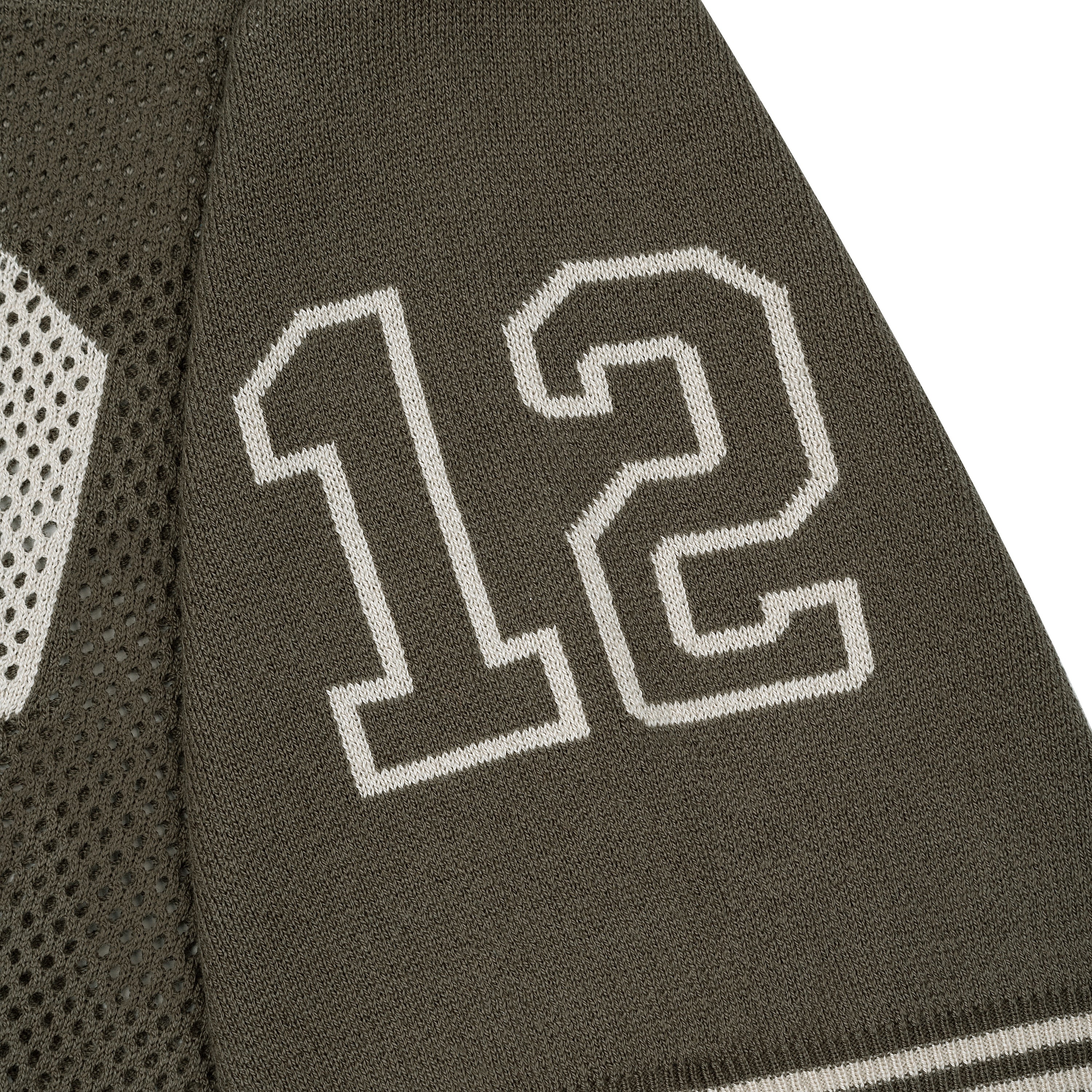 "sashiko v2" knit jersey brown - Image 6