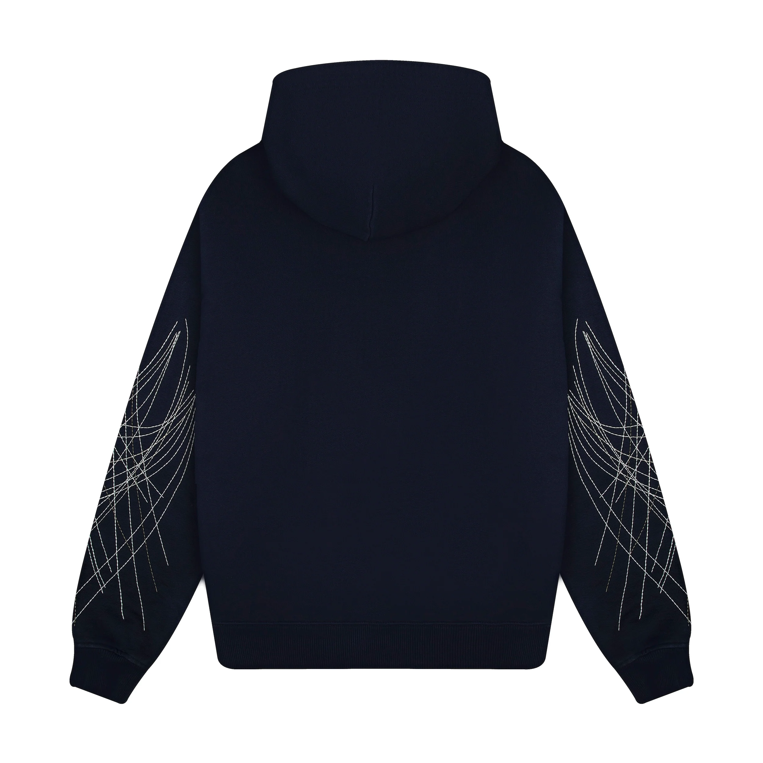 "sashiko" Zip Up navy - Image 2