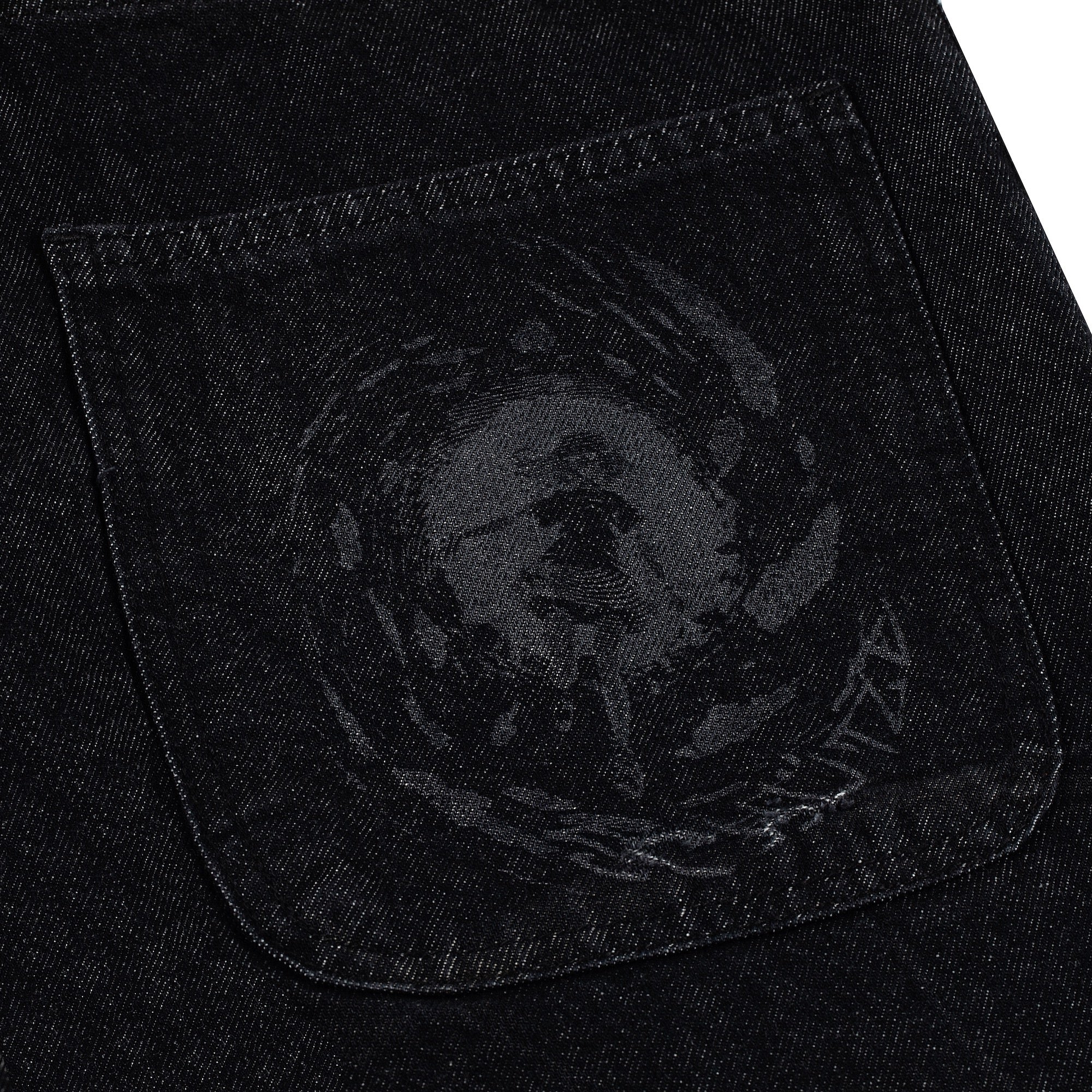 "shattered" denim Jeans lasered - Image 3