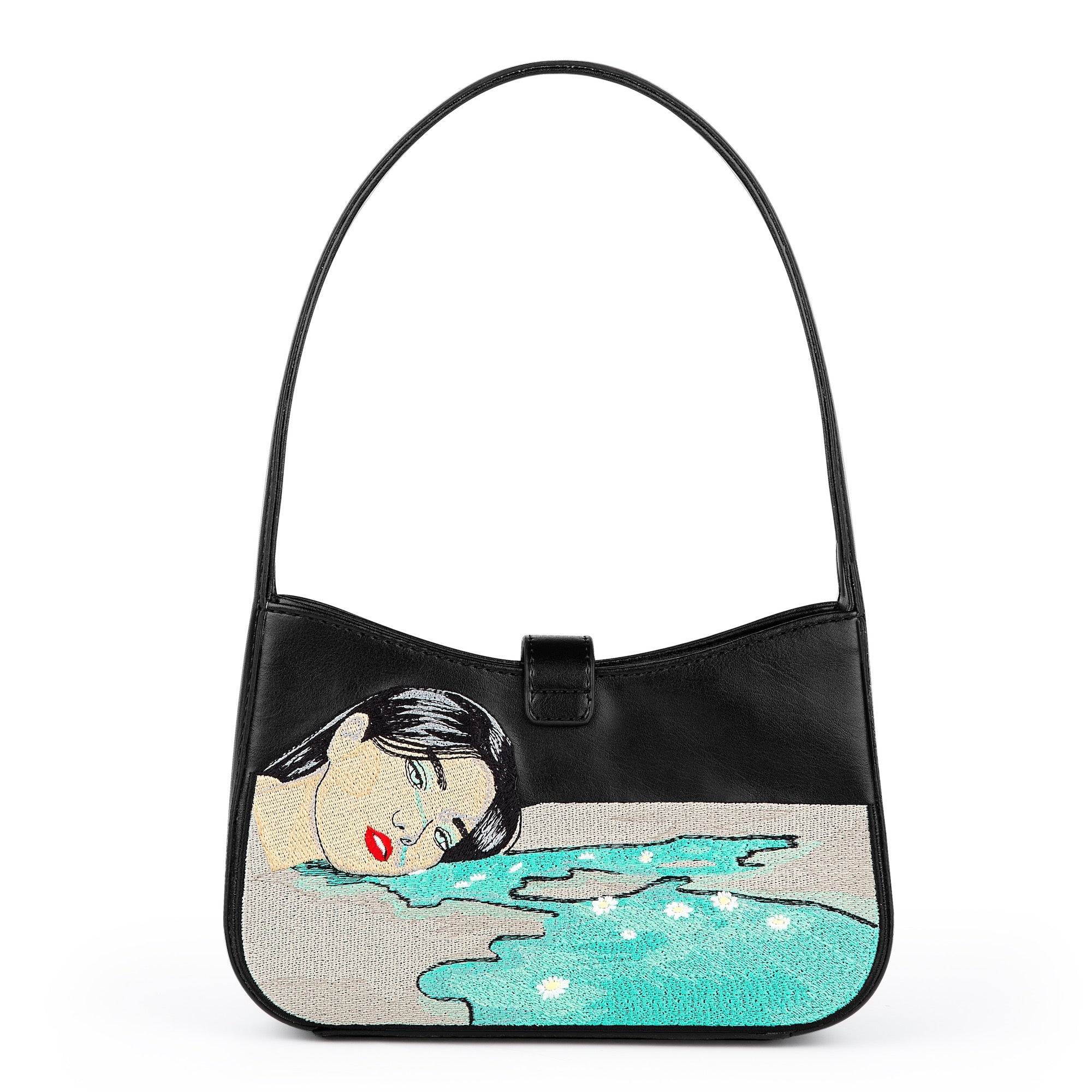 "puddle of tears" Handbag black - Image 3