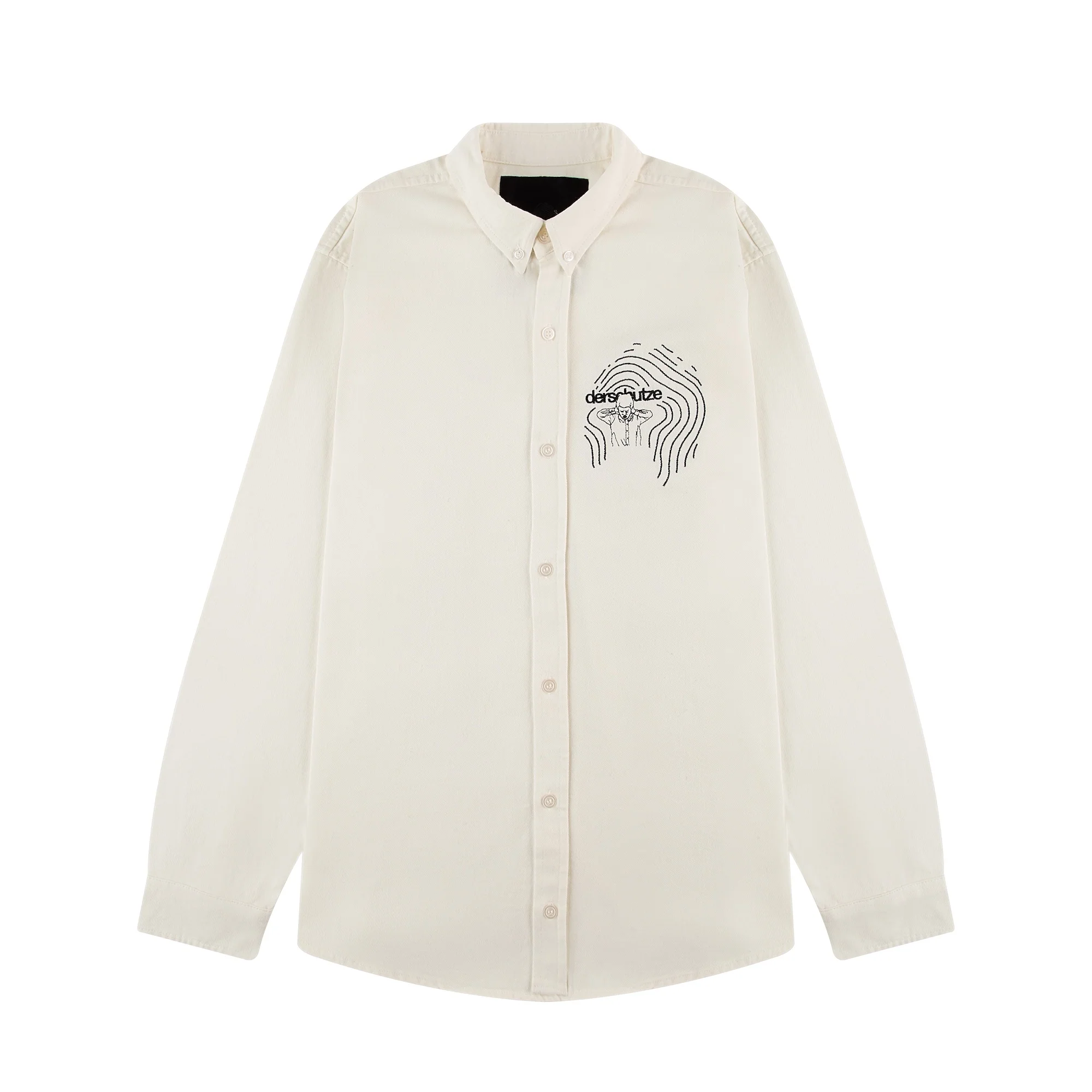 "silence" Shirt white