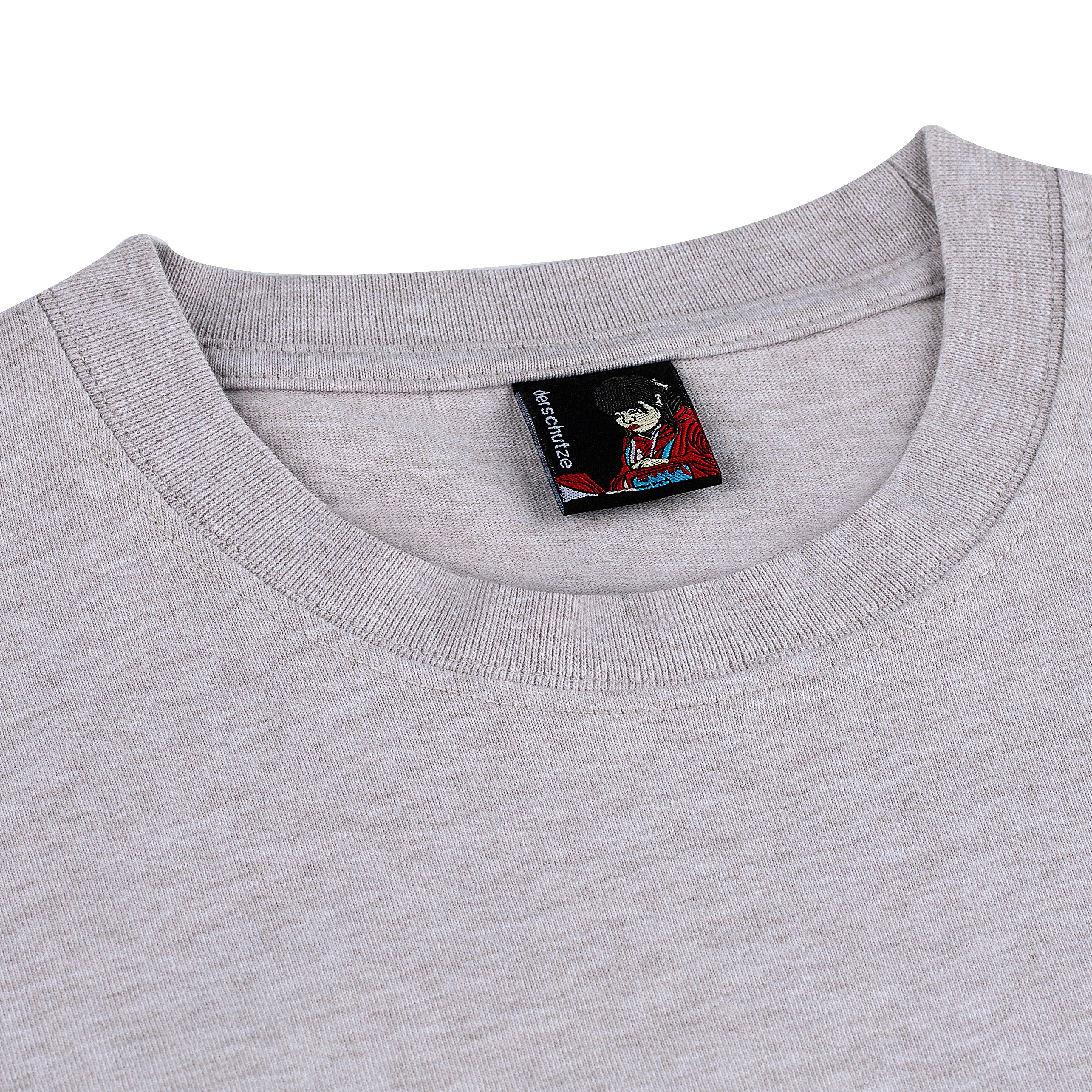 "silence" Long Sleeve grey melange - Image 4