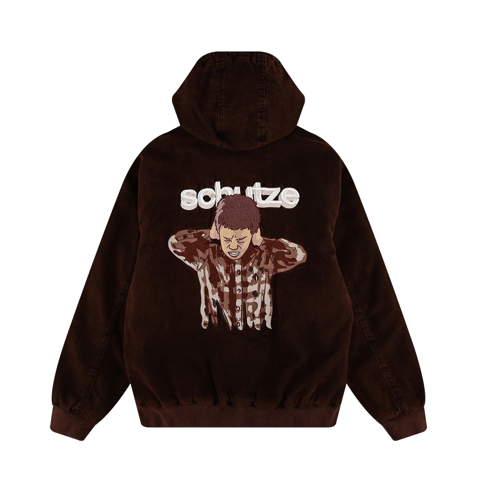 "silence" Workwear Jacket brown washed