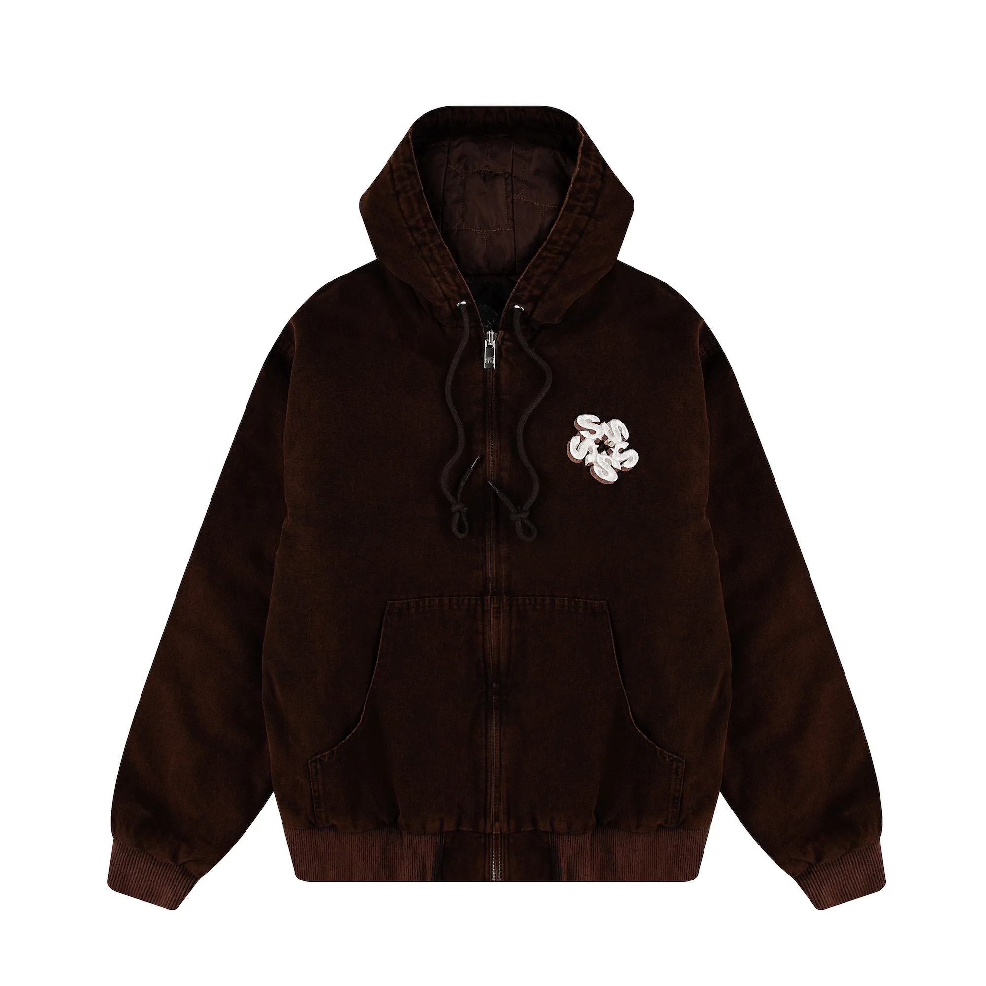 "silence" Workwear Jacket brown washed - Image 2